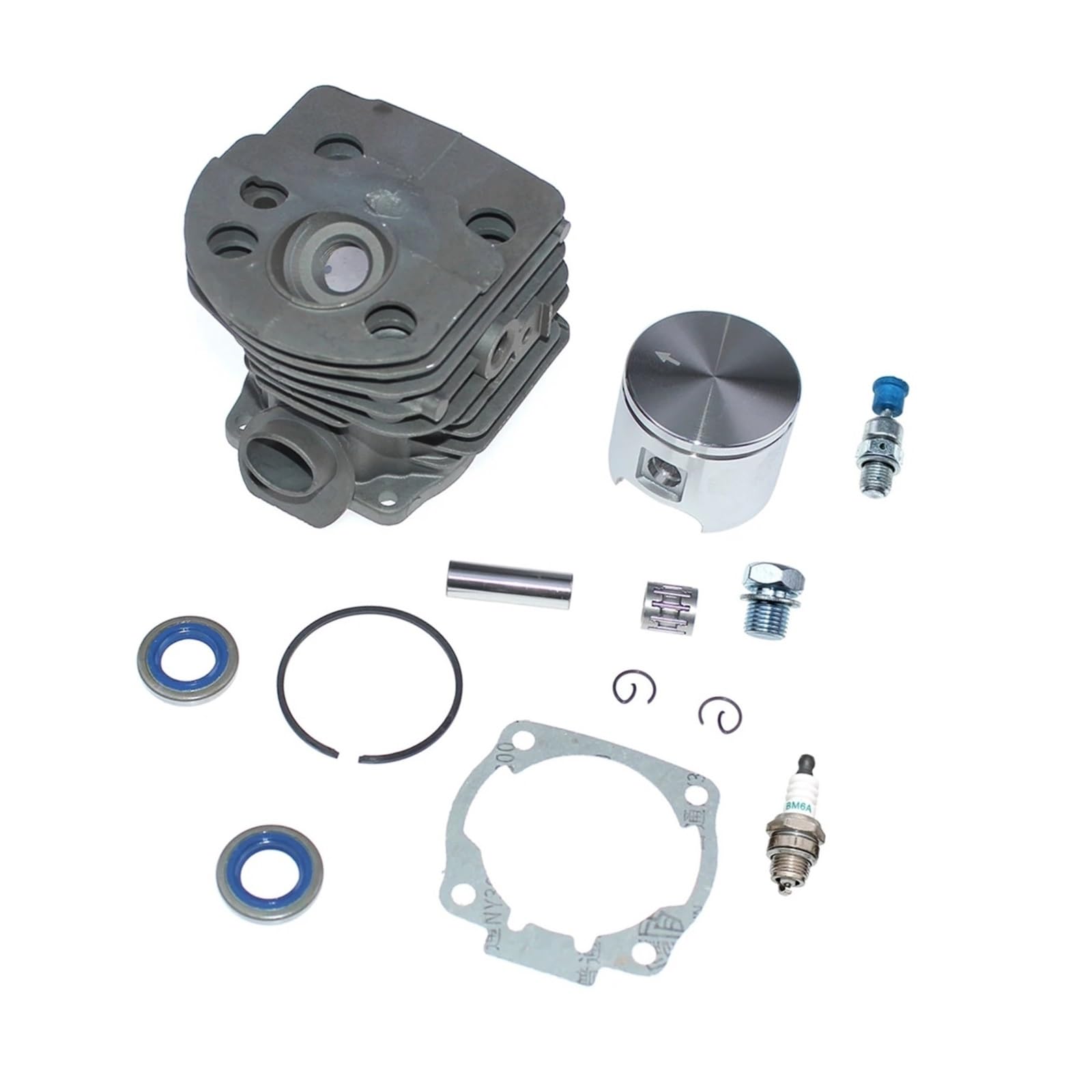 Kit cylindre-piston de rechange pour moteur de tronçonneuse 490