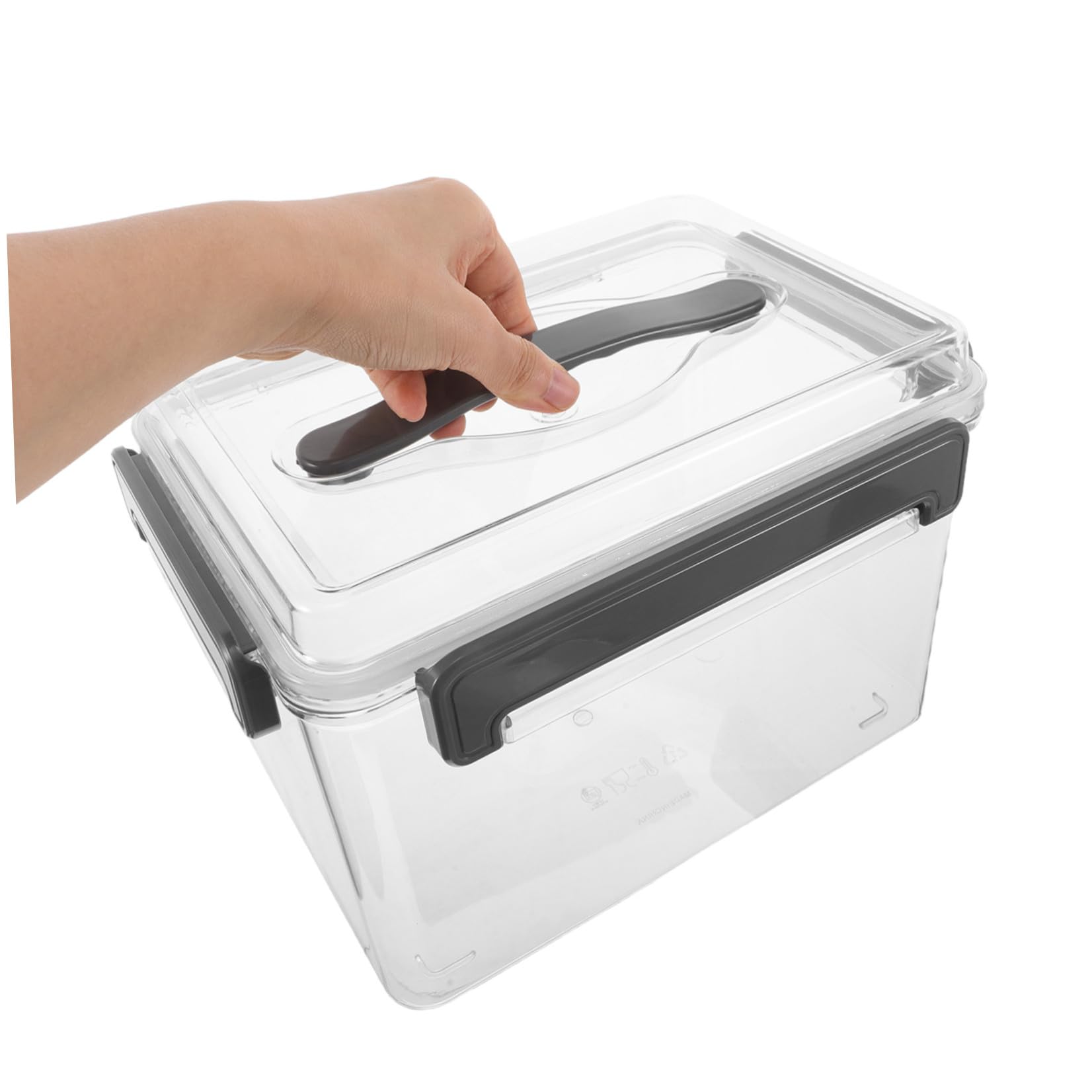TOYANDONA Kameraobjektivgehäuse aus Acryl Transparent Tragbar und Stoßfest Aufbewahrungsbox für Digitalkamerazubehör und Objektivfilter für Fotografen im Outdoor und Bergtouren Einsatz