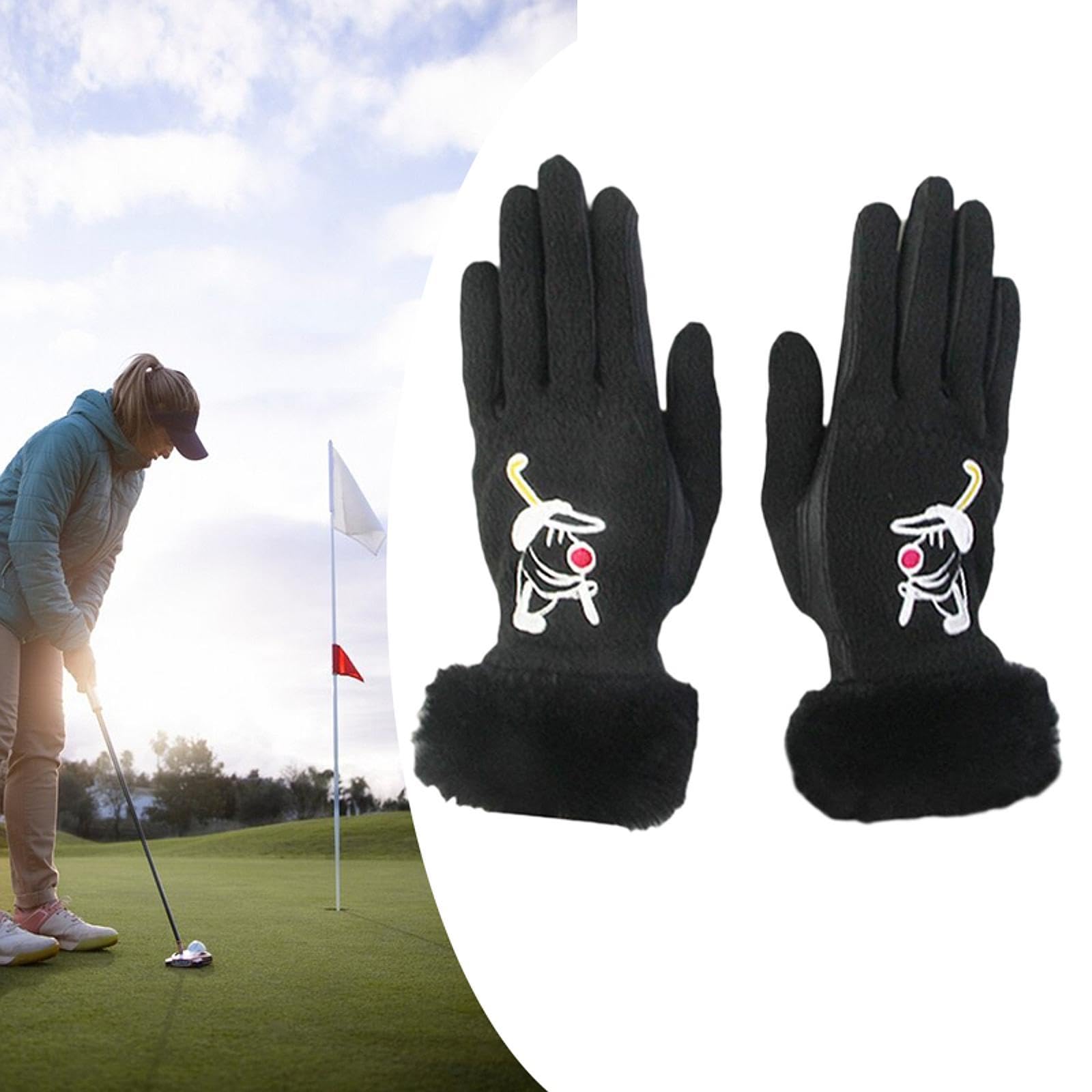 1 Paar Damen Golfhandschuhe, Winterhandschuhe, Outdoor Snowboardhandschuhe