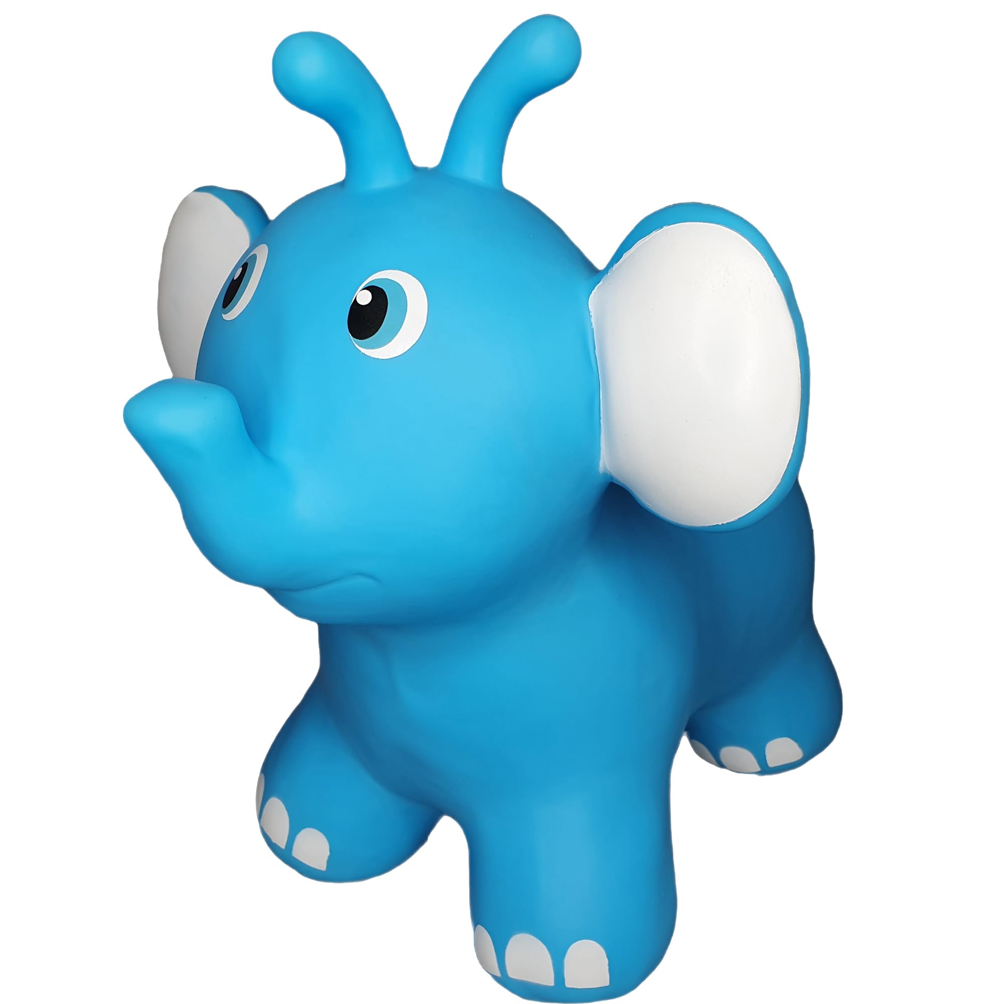 GERARDO'S Toys Jumpy Blue Elephant Space Hopper for Toddlers and