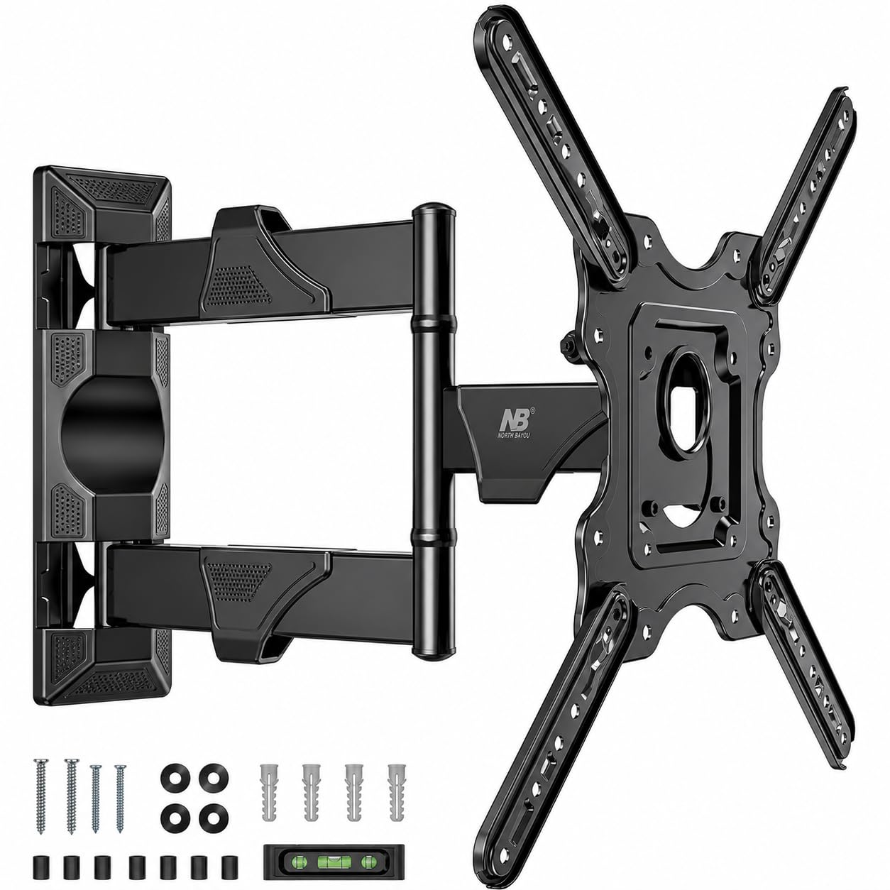 Model-S4 6 Way Swivel Tilt Wall Mount 32-60-inch Full Motion Cantilever for LED,LCD and Plasma TV's-image-10