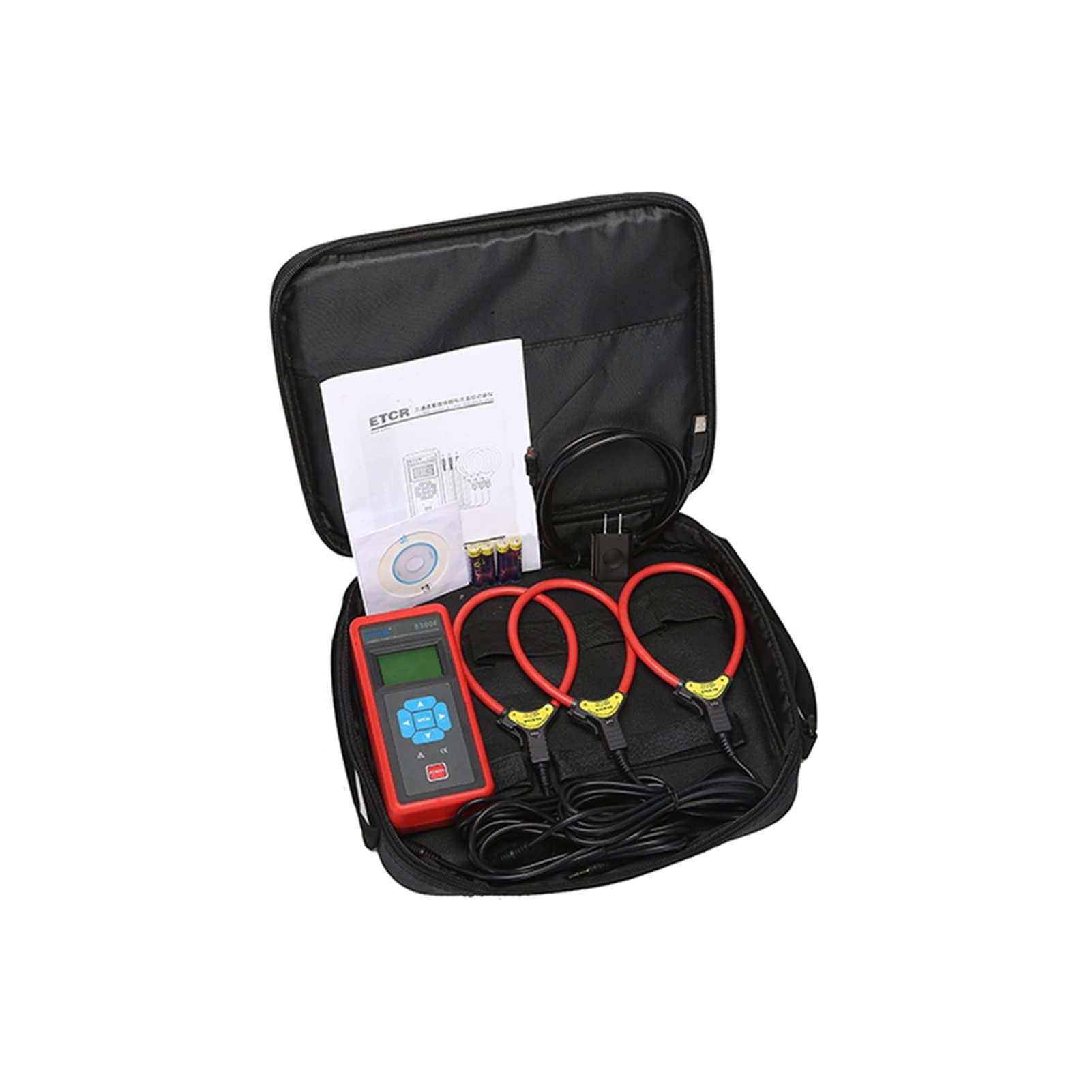 Stromzange, ETCR8300FAC 0,00A-20.00KA Überwachen und zeichnen Sie gleichzeitig 1~3 Kanal Flexible Spule auf AC Aktueller Überwachungsrekorder online