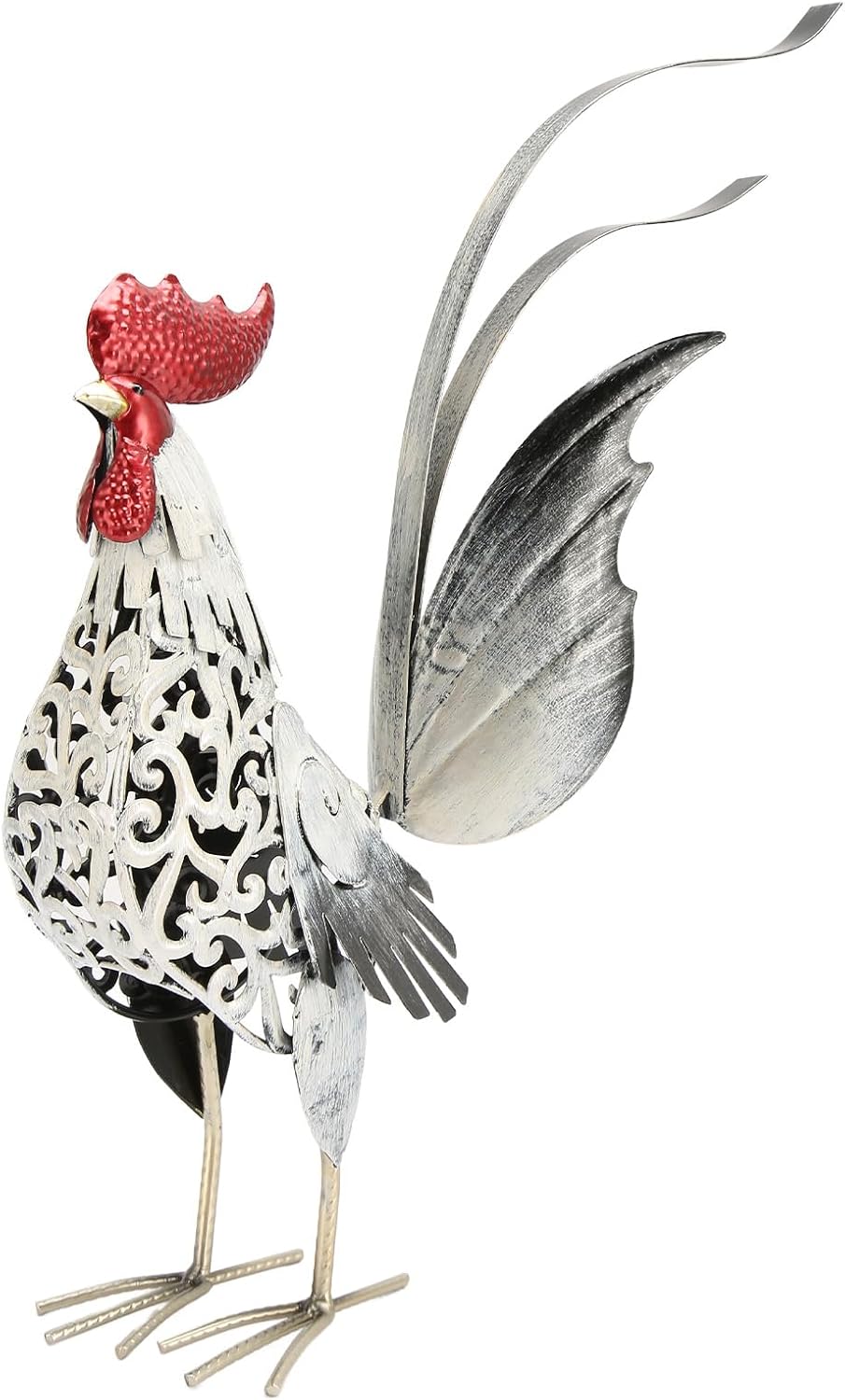 BESTonZON Hühnerstatue Aus Harz – Realistische Gartendeko Im Landhausstil