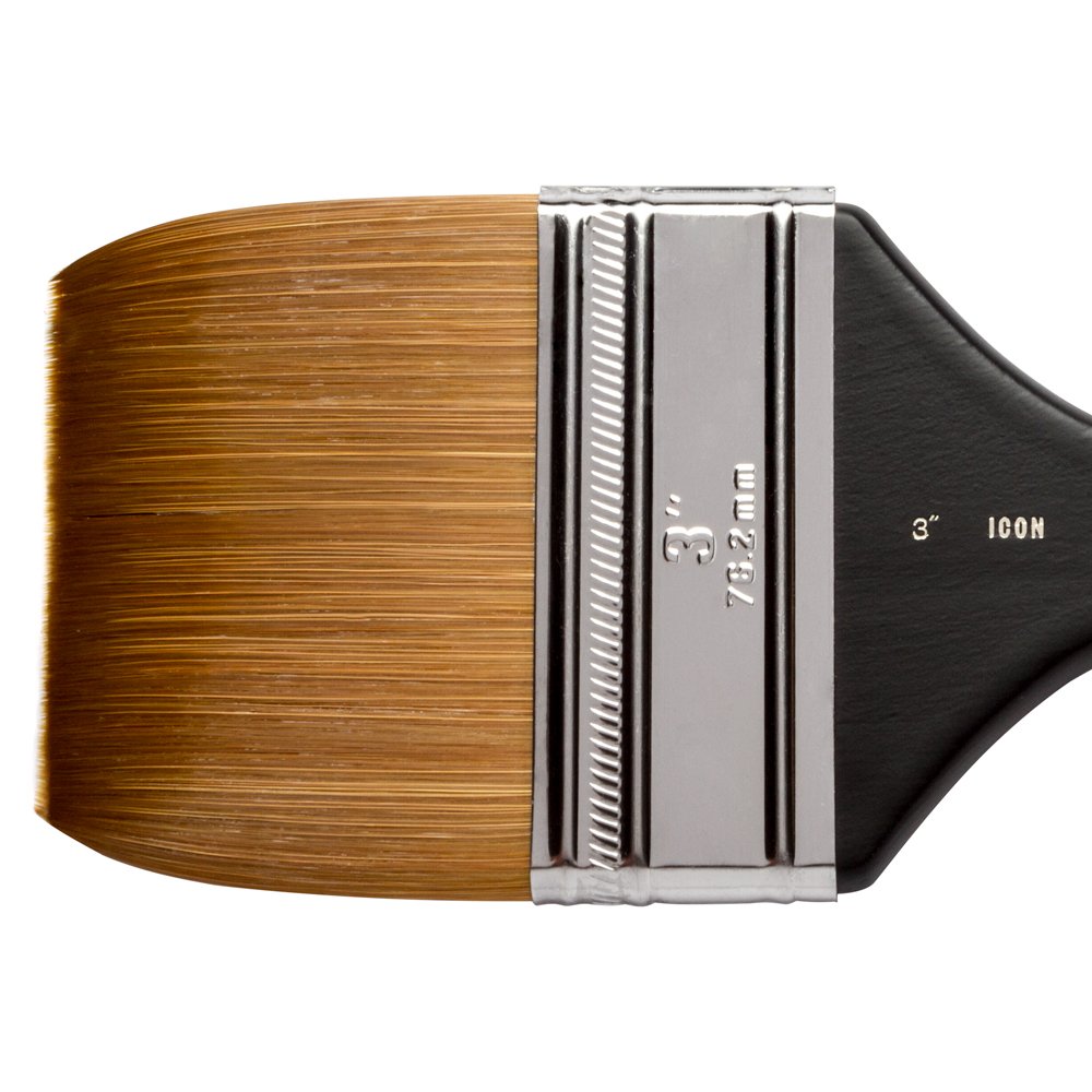 Jackson's Mottler : Icon : Sable Synthetic : Watercolour Brush : : 3In : Paintbrush For Artists And Students