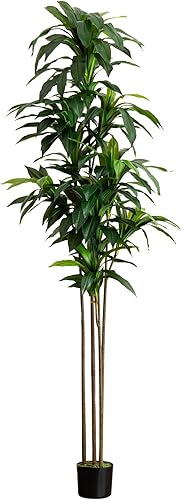 Vista 16 de Nearly Natural Planta artificial Dracaena de 56 pulgadas (tacto real)