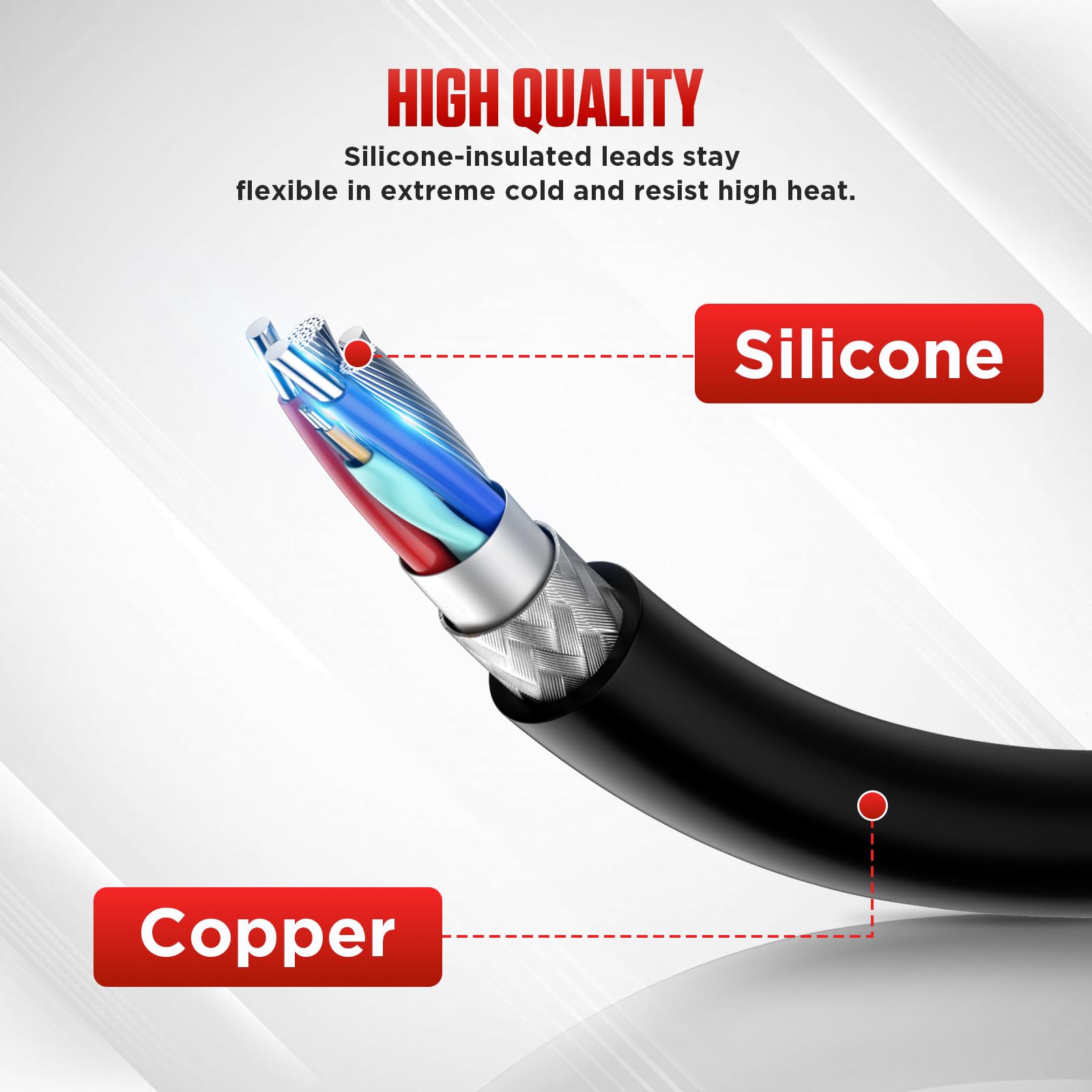 104-Piezas Cables Eléctricos Circuito Automóvil - MOTOCOCHE Kit Prueba Plomo Automoción: Sonda Eléctrica Multifunción con Conectores y Adaptadores para Multímetro