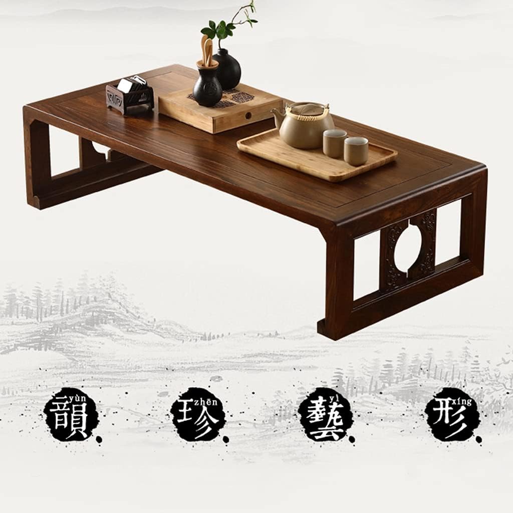 ExpressLeopard Coffee Tables Rustic End Table 704530cm Nut-brown