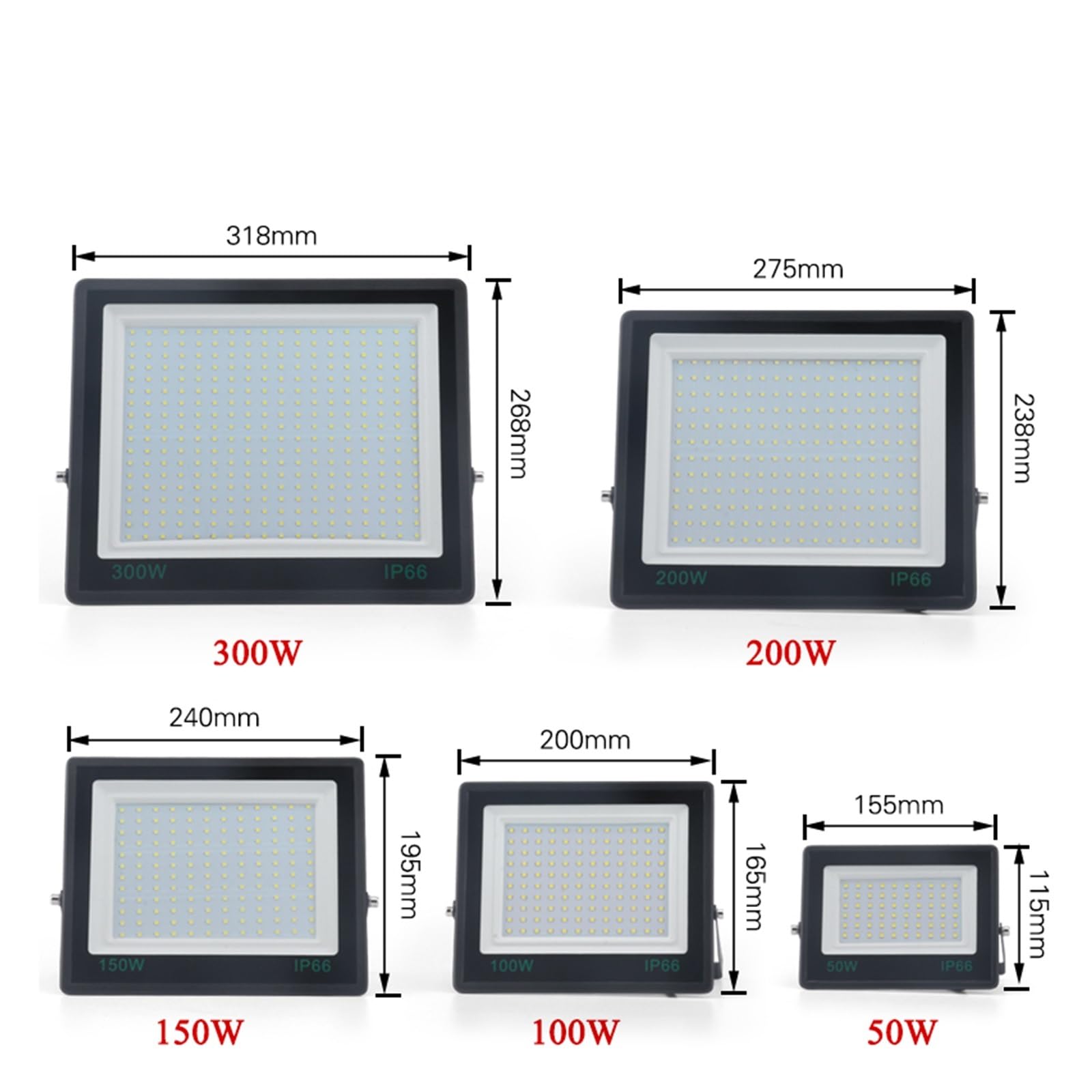Proiettore a LED Proiettore A LED Da 300 W Illuminazione For Esterni IP67 Proiettore Da Giardino In Vetro Temperato Proiettore 200 W 150 W 100 W Illuminazione paesaggistica RGB(150W)
