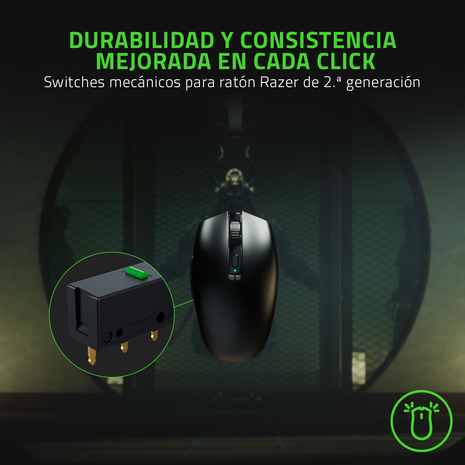 Razer Orochi V2 - Ratón de Juego inalámbrico móvil con hasta 950 Horas de duración de la batería (diseño Ultraligero, 2 Modos inalámbricos, interruptores de ratón mecánicos) Negro