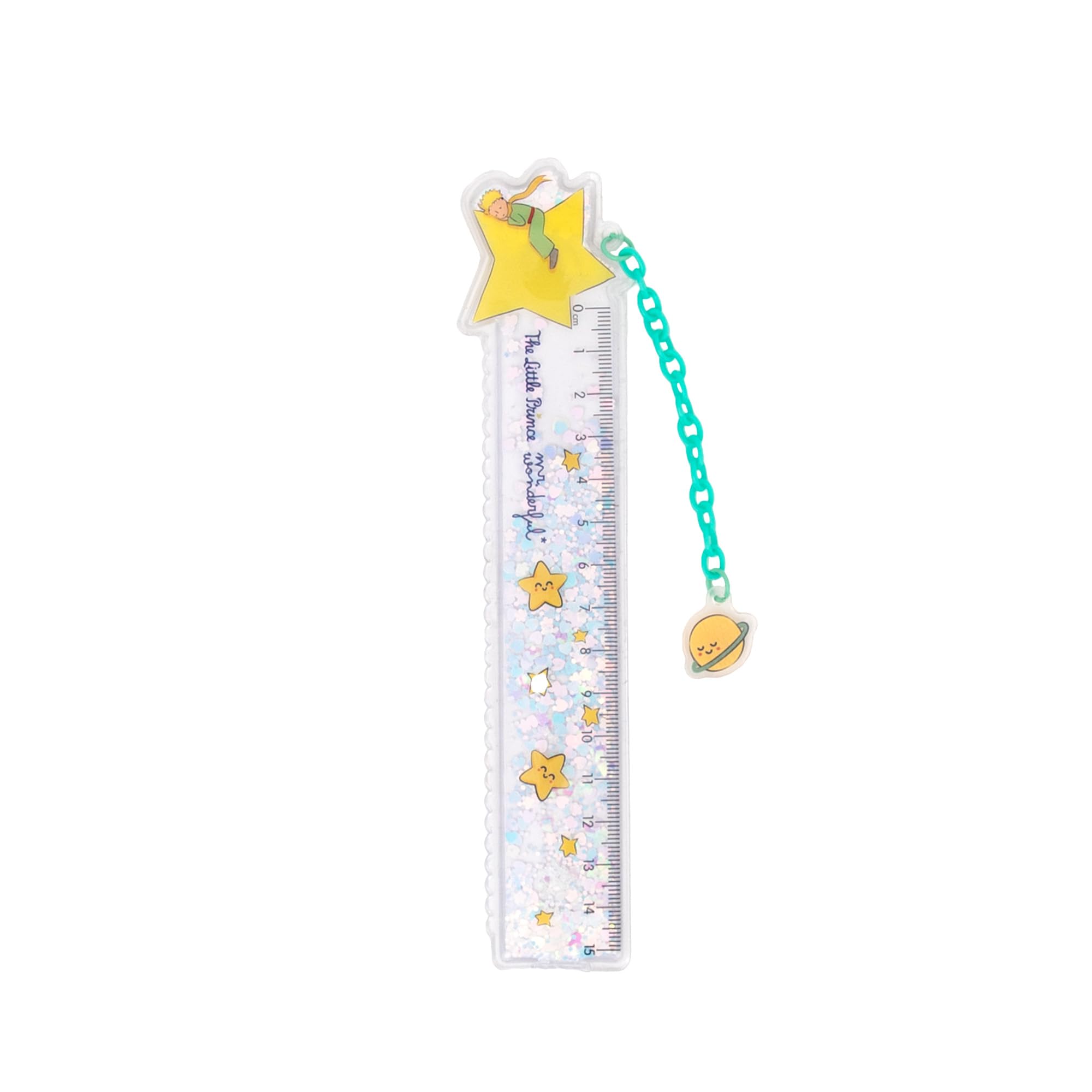 Mr. Wonderful The Little Prince Star Bookmark Ruler - 15 cm Ruler with Charm