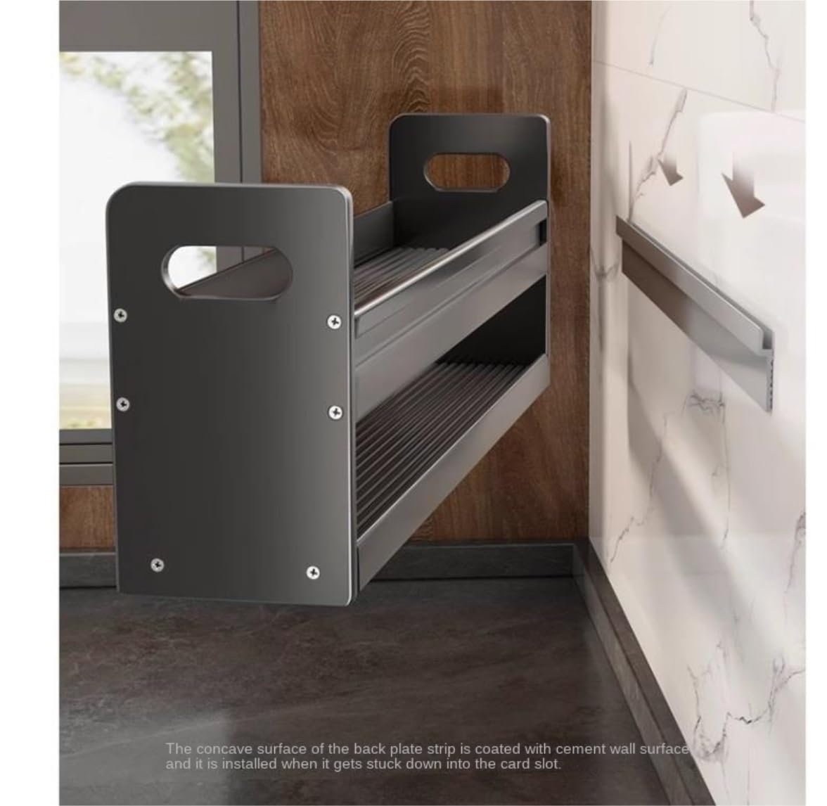 Estantería Especias Especiero Estante De Especias De Montaje En Pared De 3 Niveles, Estante De Especias Colgante De Aluminio, Organizador, Estante De Almacenamiento De Especias Para Cocina Y Baño Espe