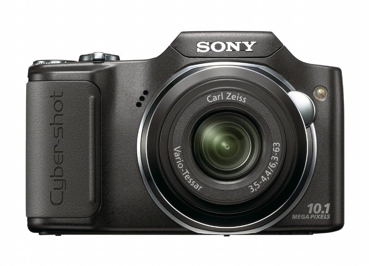 Sony Cyber-shot DSC-H20/B 10.1 MP Digital Camera with 10x Optical Zoom and Super Steady Shot Image Stabilization (Renewed), Black
