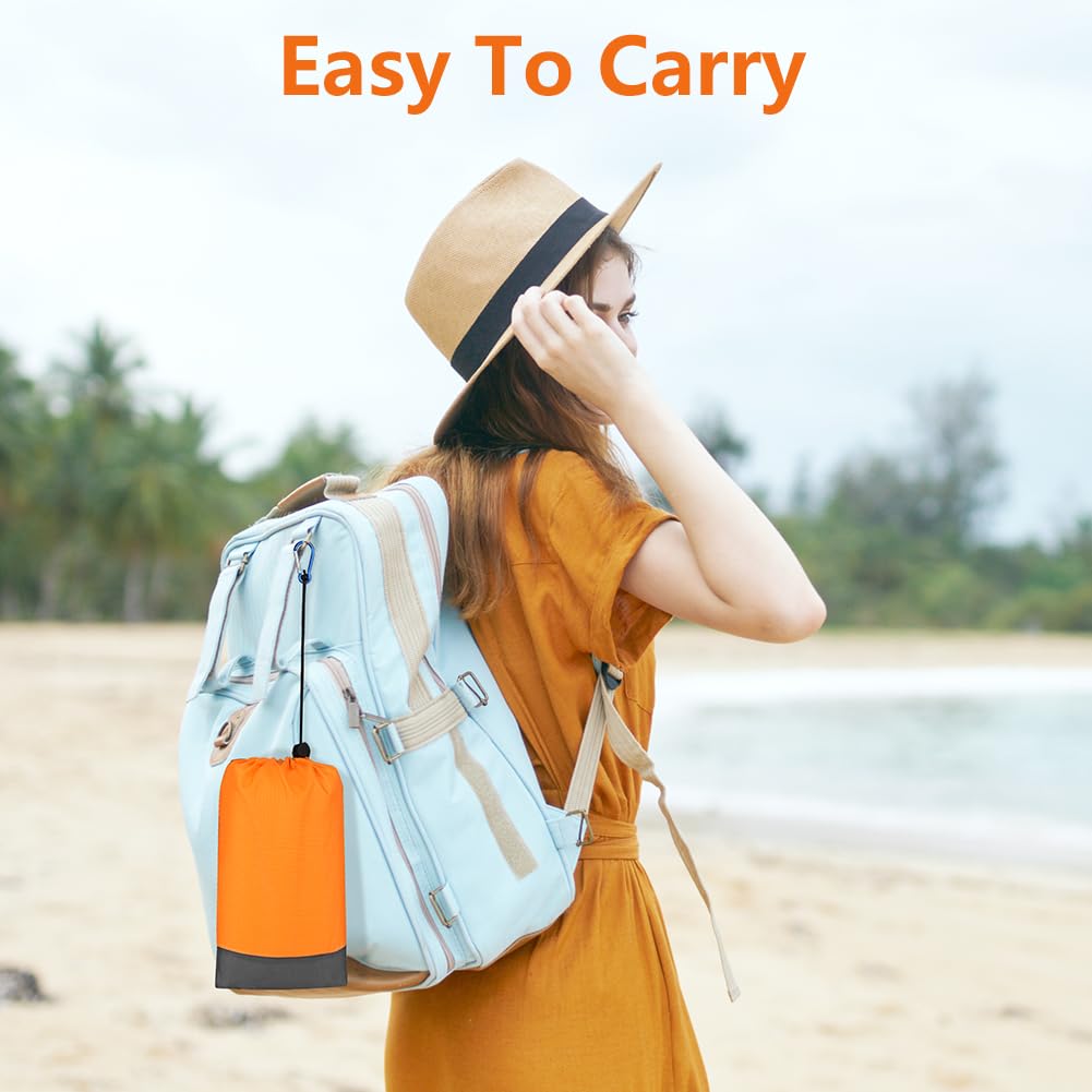 Coperta Da Spiaggia 210x200 Cm | Impermeabile E Antisabbia | Con Picchetti | Per Picnic E Campeggio - Foto 12