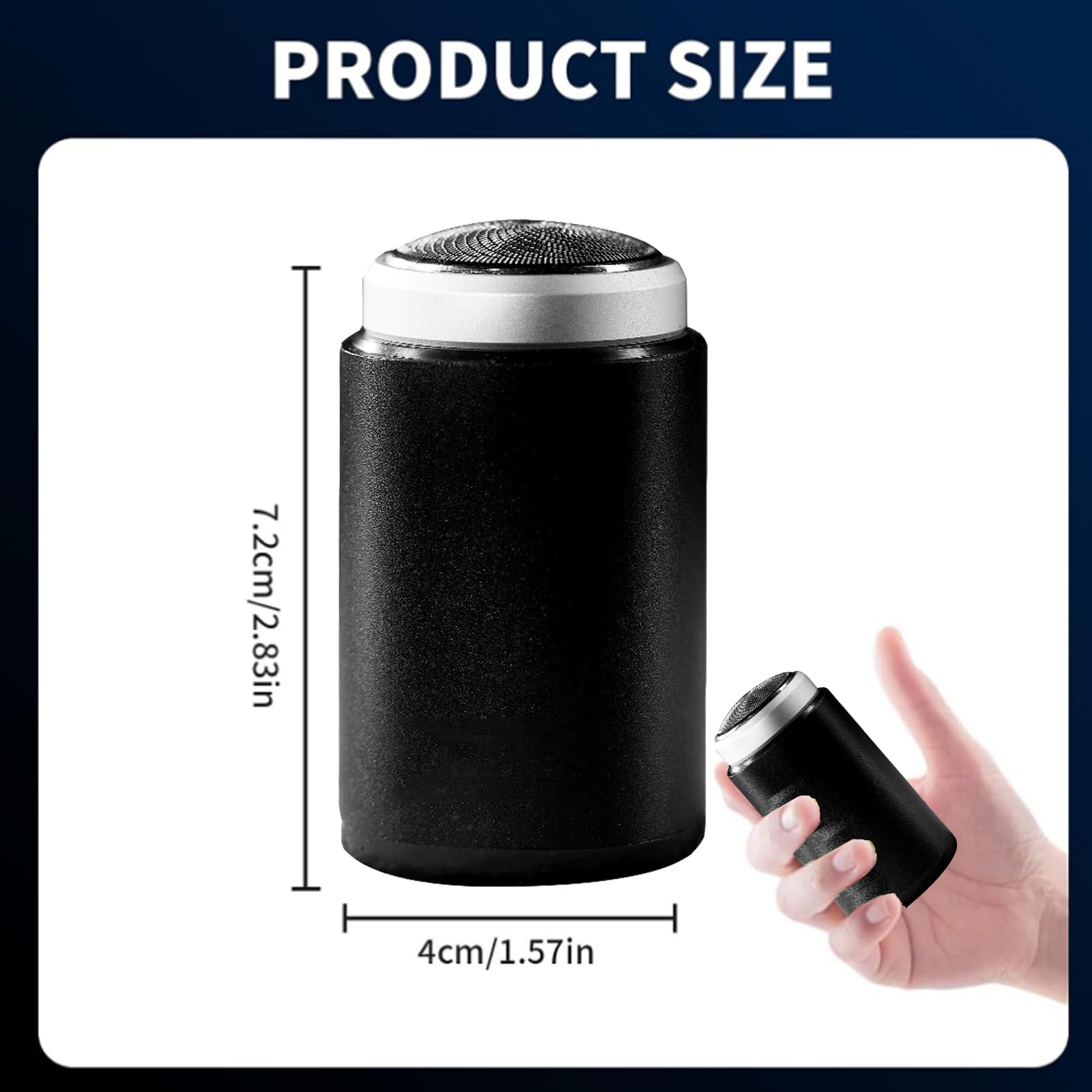 Generic Mini Electric Shaver for Men, Portable Electrics Shavers, USB Rechargeable Razor