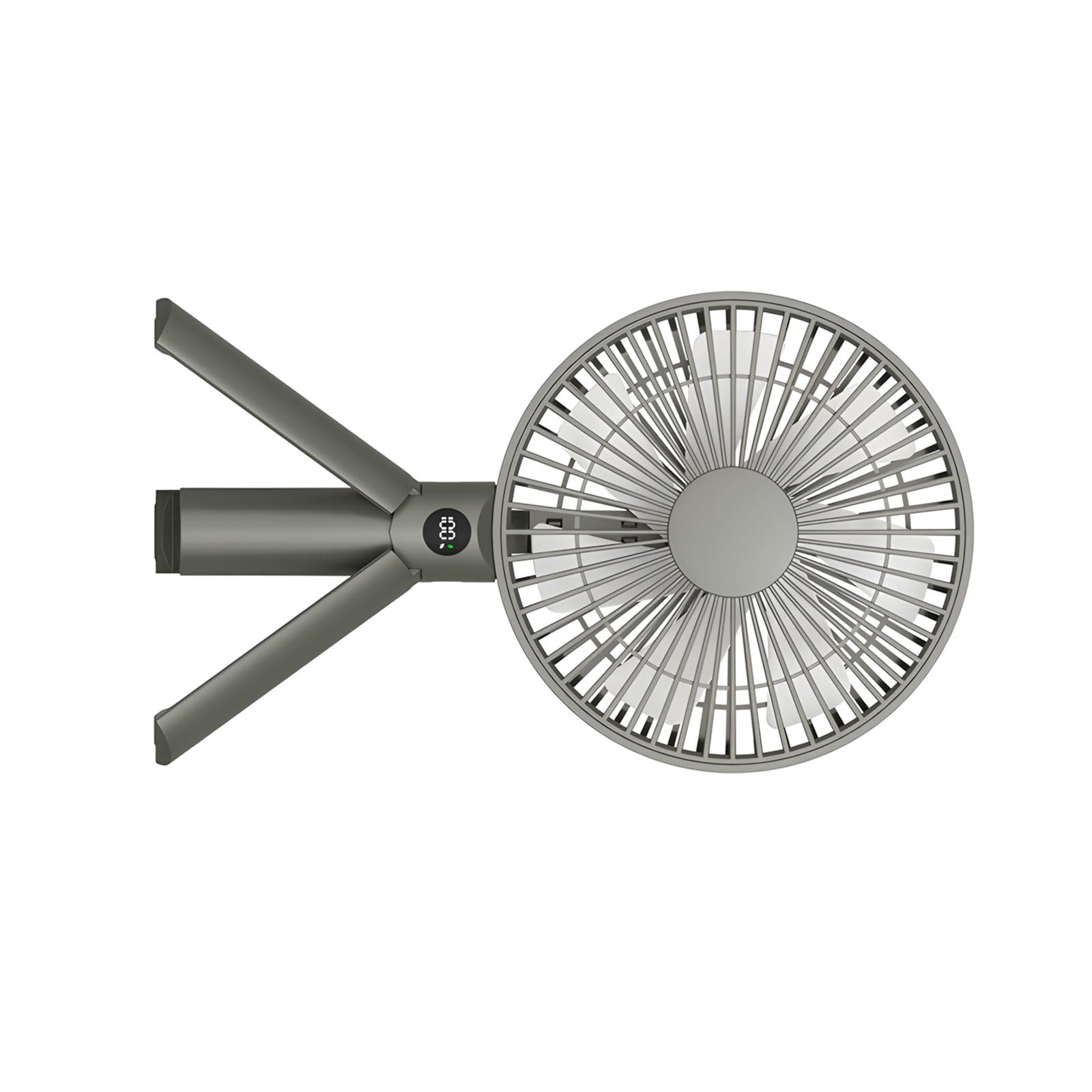 Elnwnnkc Multi Functional Camping Fan with Foldable Tripod and Carry Handle Designed for Outdoor Incidents Compact Tripod Fan