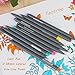 Taotree Fineliner Color Pen Set, 0.38mm Colored Sketch Drawing Pen, Porous Fine Point Markers for Bullet Journaling and Note Taking, 10 Assorted Colors