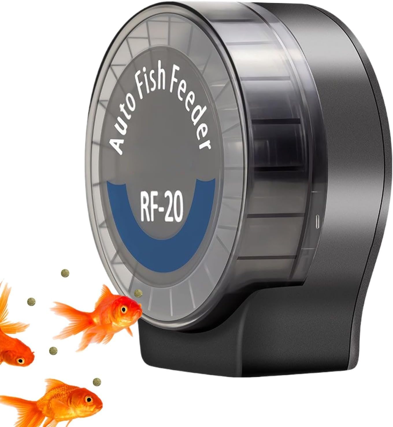 Distributeur automatique nourriture petits poissons Bluetooth avec 6 vitesses d'alimentation