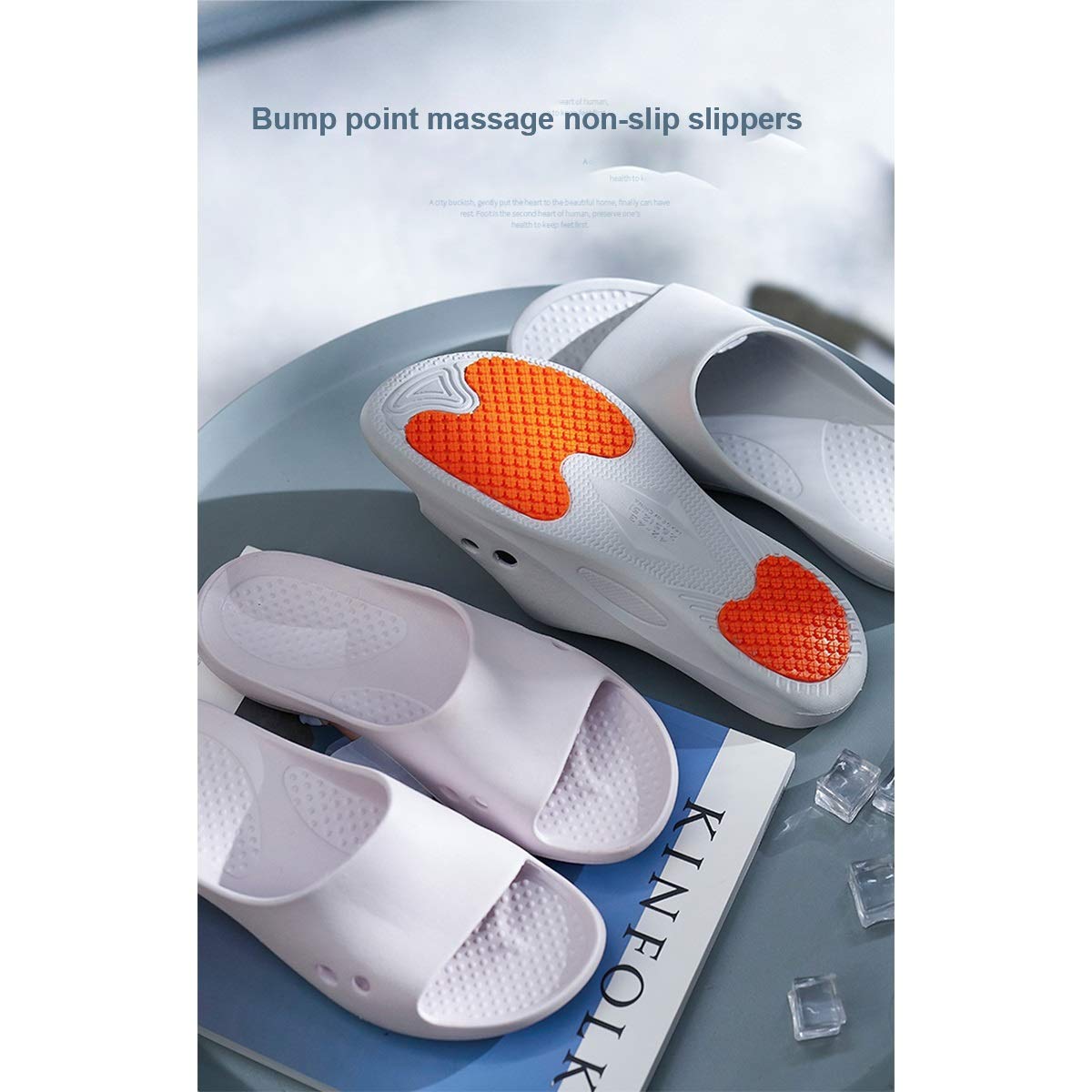 Männer Frauen Senioren Badezimmer Hausschuhe, Damen Haus Hausschuhe Bad Dusche Sandalen Indoor Schuhe Massage Hausschuhe