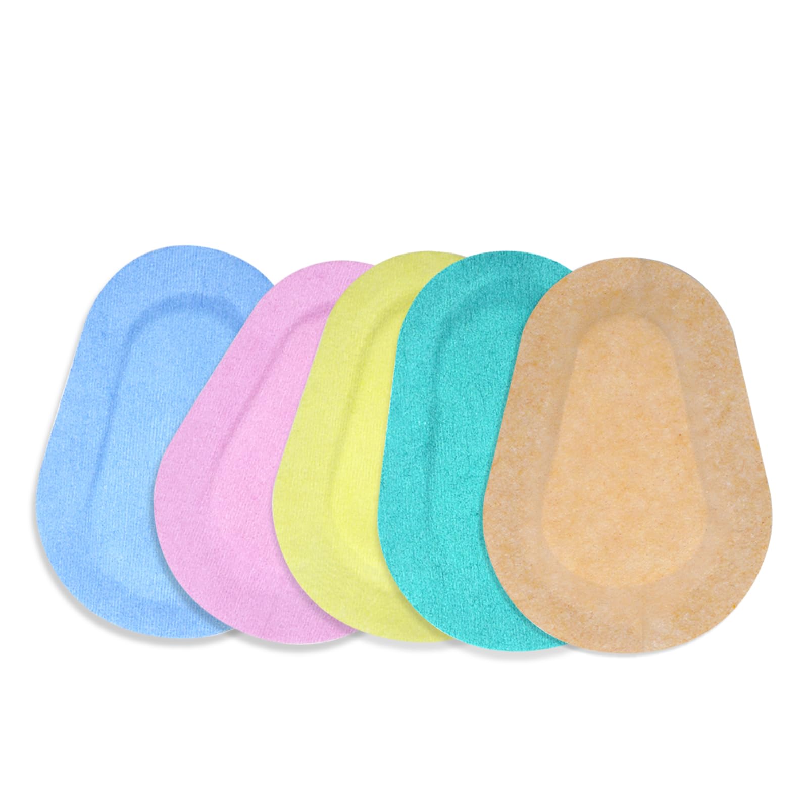120Pcs Adhesive Eye Patches for Adults Colorful Breathable Eye Patch Fabric Adhesive Bandages for Kids Boys Girls with Lazy Eye Amblyopia