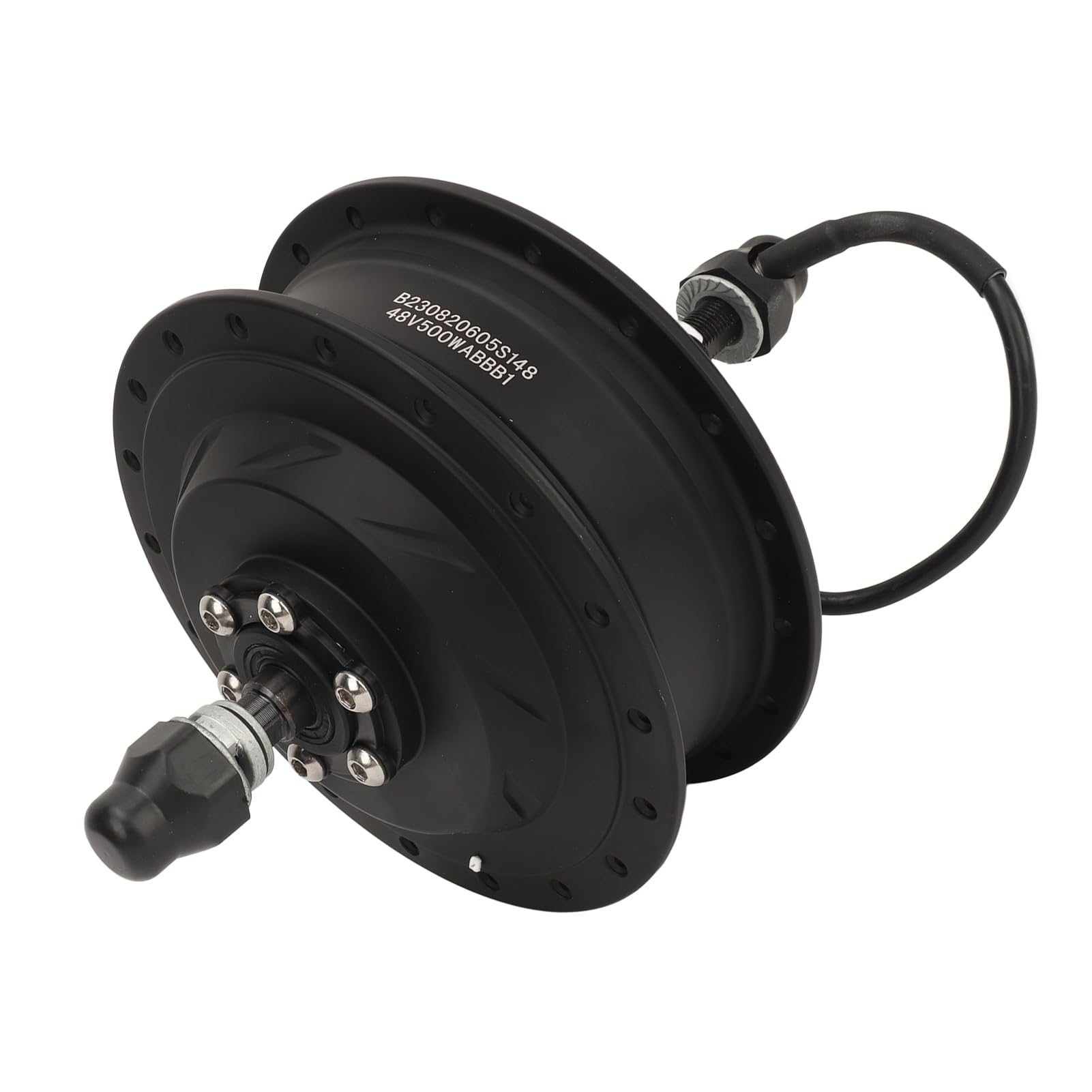 Motore elettrico 48V500 W, trasmissione a ruota posteriore IP54 impermeabile senza spazzole con cerchi in lega di alluminio leggero, per biciclette elettroniche fai da te, ruote