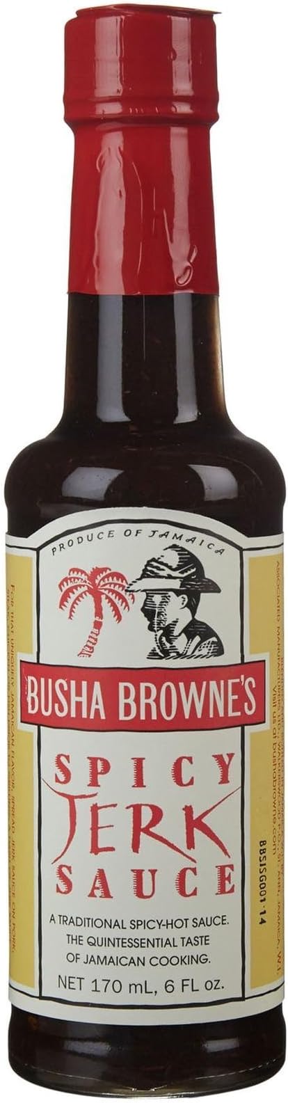 Busha Browne Spicy Jerk Sauce, 5 oz