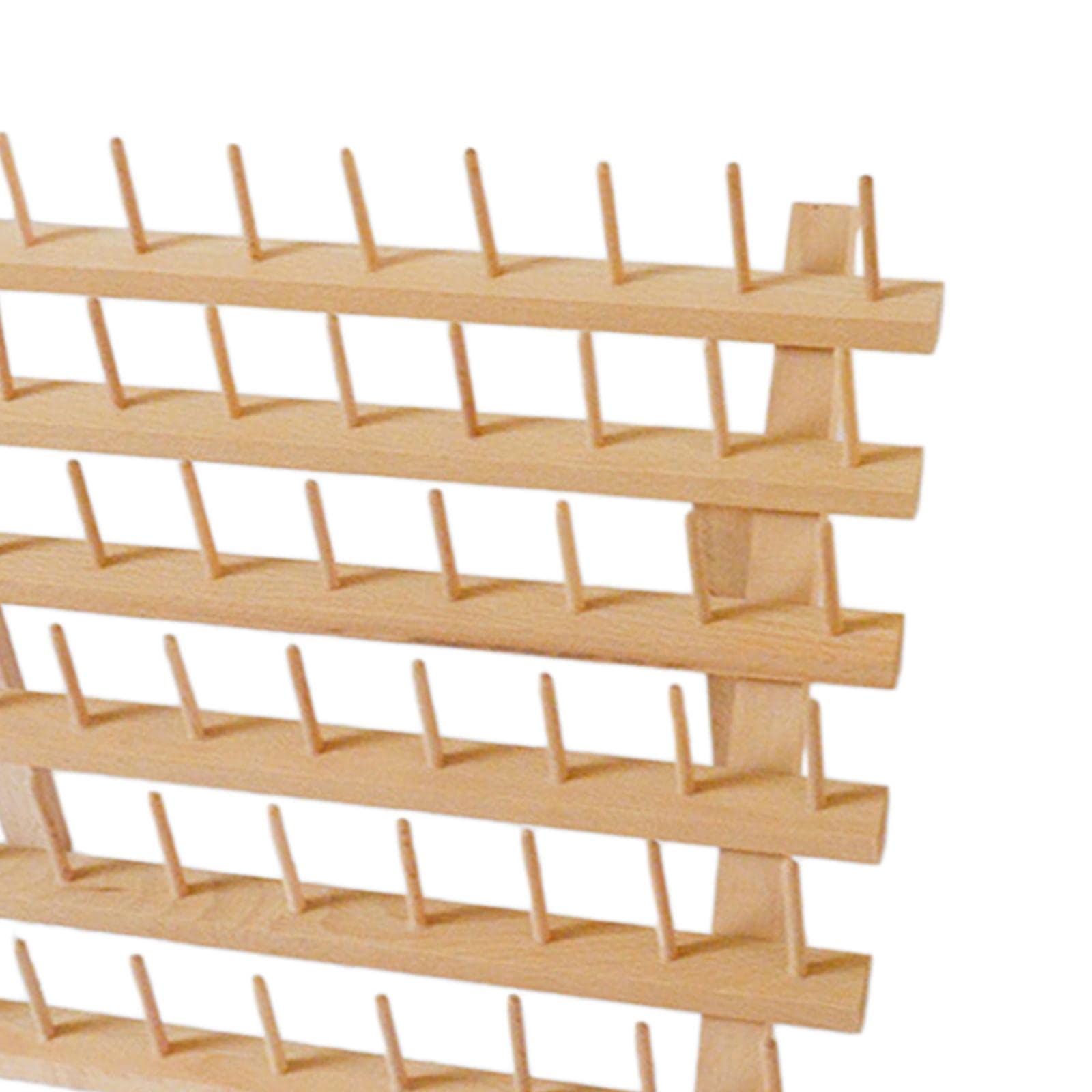 Caja de Pared para de Coser, Organizador Y Estante de Almacenamiento para Bordado Y Pasatiempos Creativos, 60 Bobina, 40x34cm