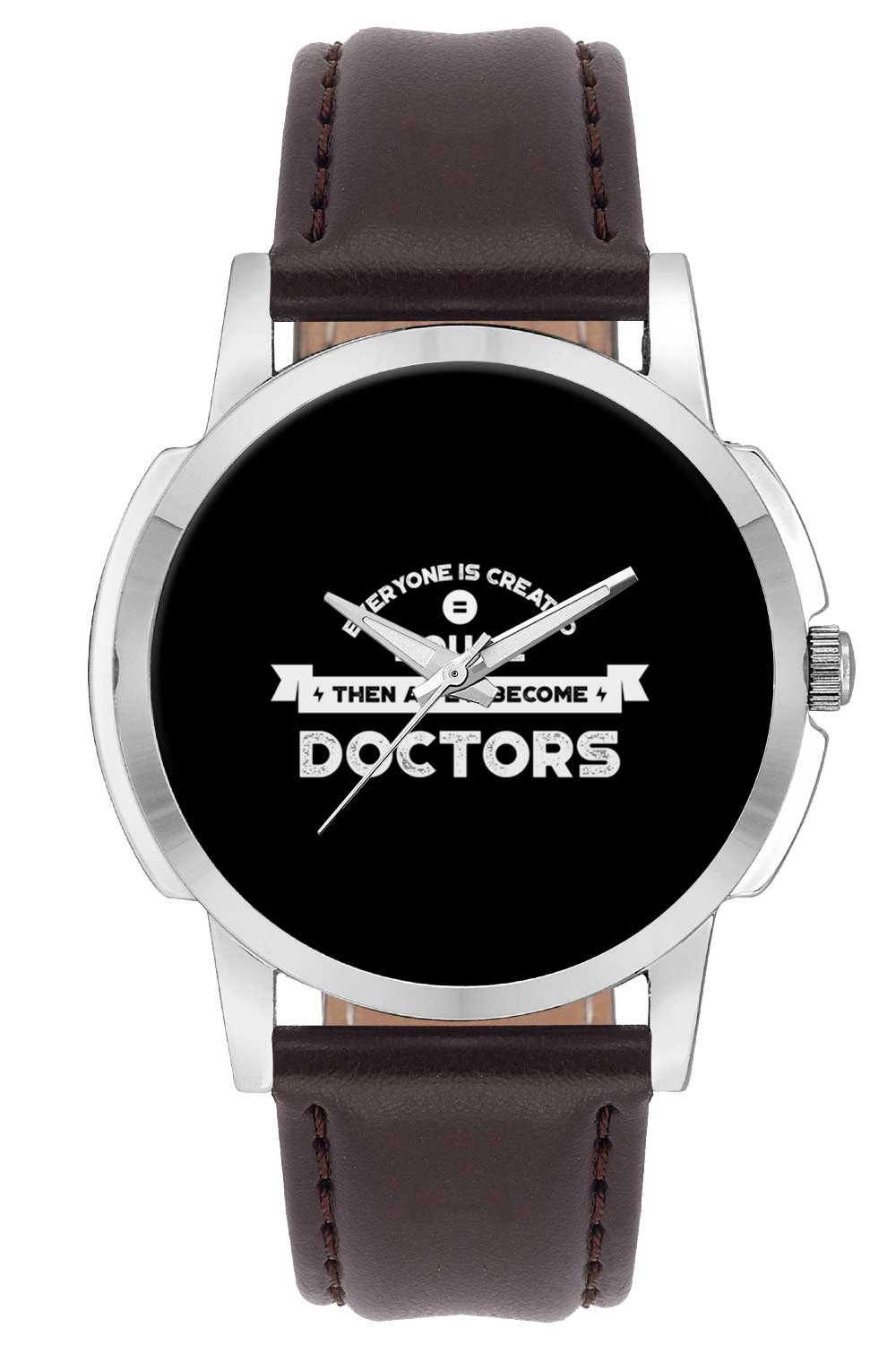 Wrist Watch for Men - Everyone is Created Equal, Then A Few Become Doctors | Best Doctor Gift - Analog Mens and Boys Unique Quartz Leather Band Round Designer dial Watch (B074CNHC4Q) Amazon Price History, Amazon Price Tracker