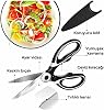 ARVALE Multifunctional Stainless Steel Chicken Shears | Chicken Fish Vegetable Shears