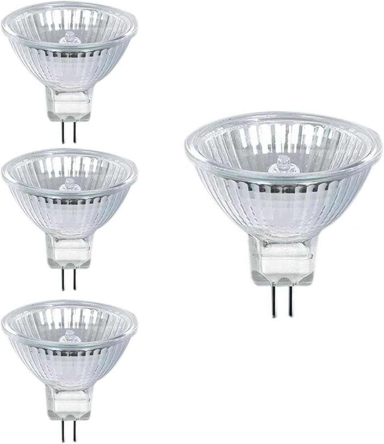Halogen Bulb MR16 220V 50W Spotlight Bulb GU5.3 Warm White Dimmable 2 Pin Light Bulbs MR16 20W Halogen 4Pc 35W