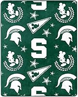 Vista 4 de Northwest NCAA Unisex-Adult Character Hugger Pillow & Silk Touch Throw Blanket Set