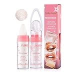 2 Pack Glitter Powder Highlighter Makeup, Body Brightens the Natural Three-Dimensional Face Blusher Patting Powder Highlighter. (01 White moonbeam)