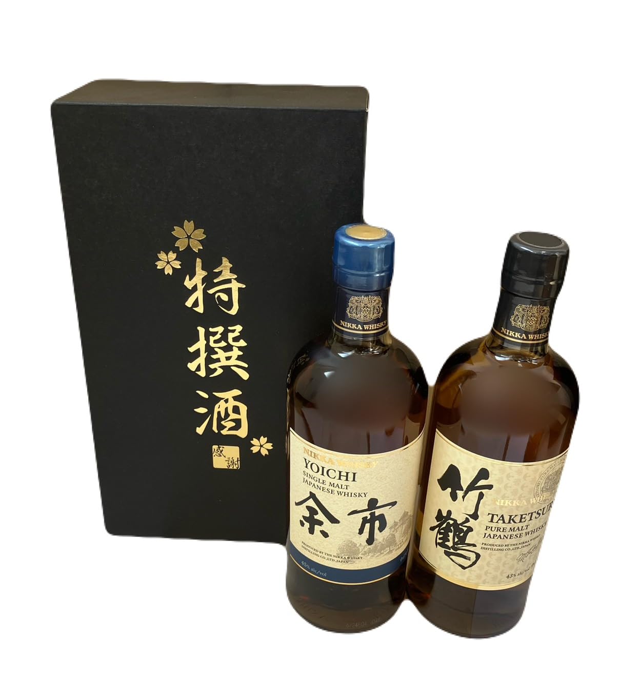ニッカ・竹鶴NA700ml（箱付）と余市NA700mlの2本セット Amazon.co.jp: 特撰酒箱入り ニッカウイスキー 余市 ＋ 竹鶴 (共に