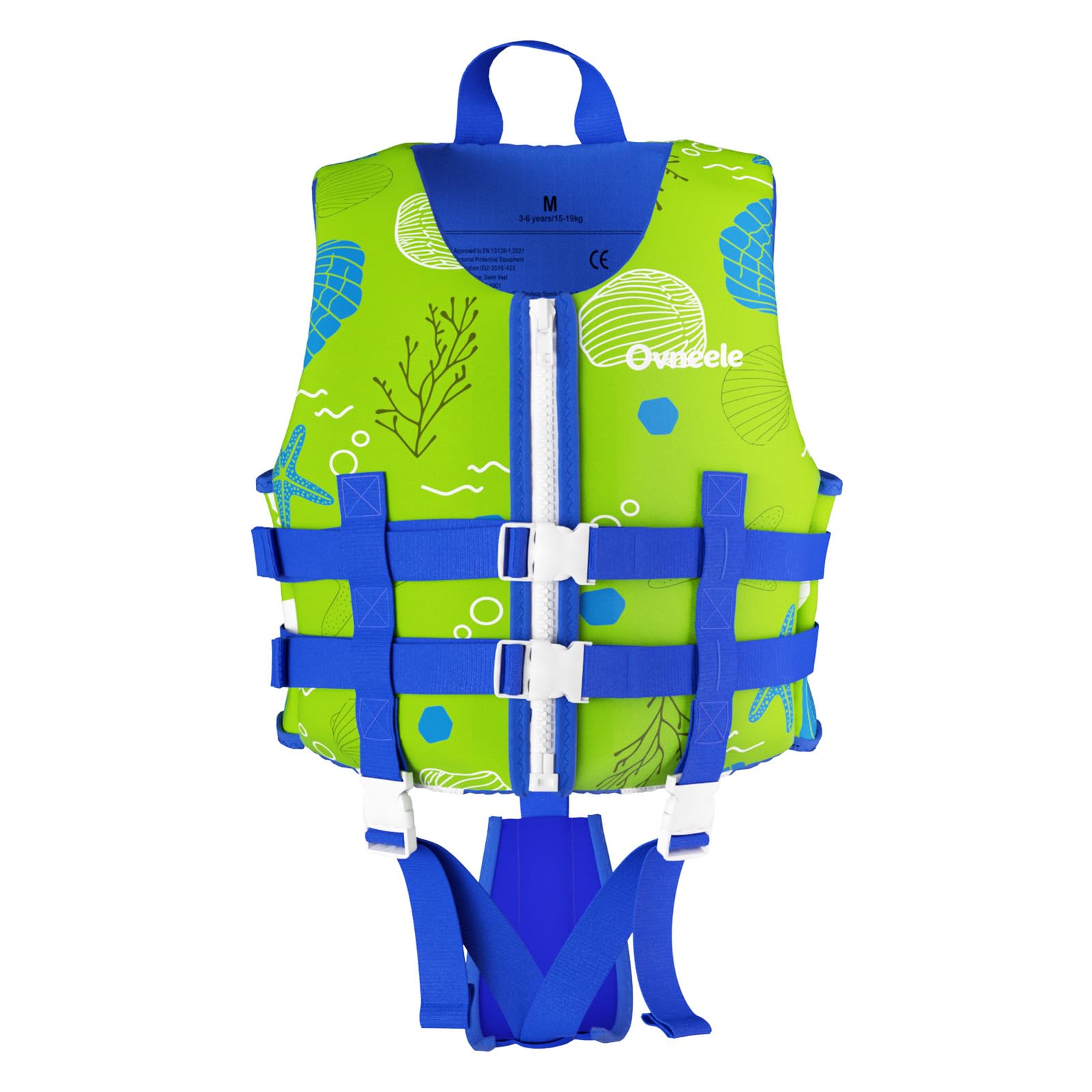 Kids Swim Vest, Float Jacket with Adjustable Safety Strap, Buoyancy Aid for Toddlers Kids 3-6 Years/19-30Kg, Quick Dry Learn to Swim Floats for Pool, Beach, Swimming Lessons, Water Sports