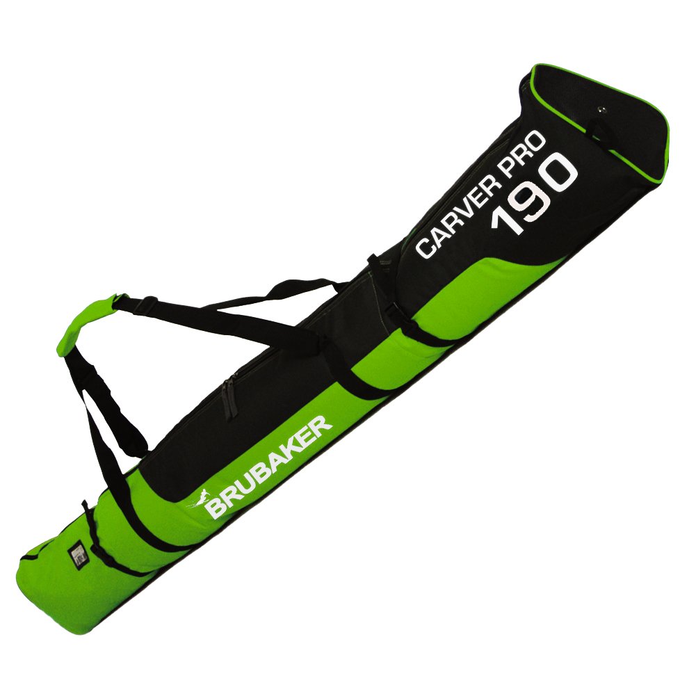 Brubaker Borso Ski Carver Pro 2.0 new Winter Edition, verde - Verde/nero, L
