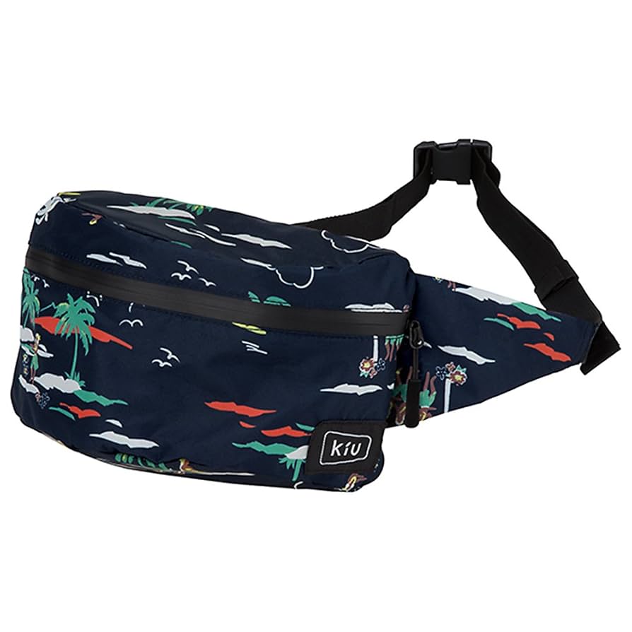 Kiu 防水ボディバッグ ミニサイズ　京都大作戦　コラボ　ウエストポーチ KiU メール便は送料無料 ボディバッグ kiu ウエストポーチ