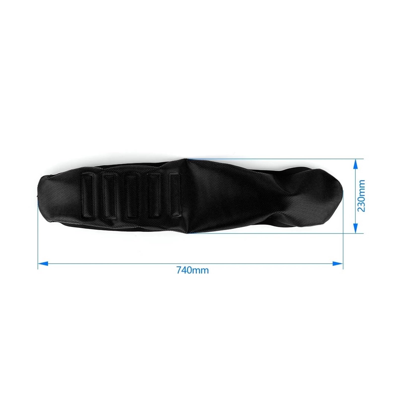 Cuscino per sedile moto Acquista Pinza Soft-Grip A Righe Per Moto Morbida Per Gomma Coprisedile(Nero)