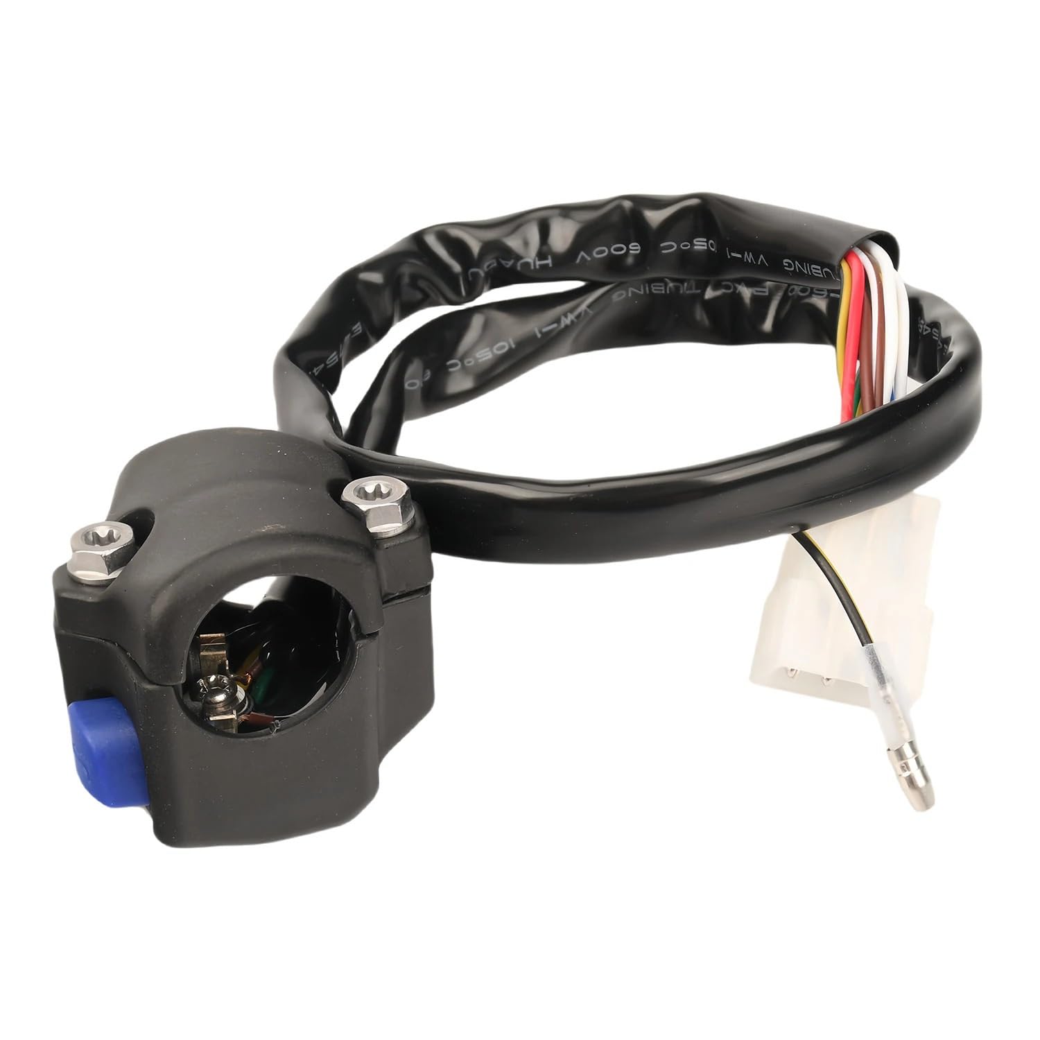 Pulsador arranque moto Compatible con 125, 150, 200, 250, 350, 450, 500 SX SXF EXC XCW EXCF TE FE TX FX, interruptor de apagado bocina para faro motocicleta(Left)