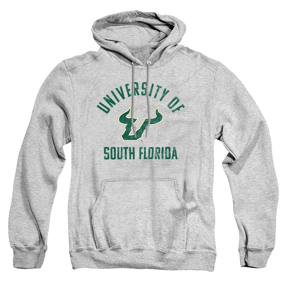LOGOVISION University of South Florida Official Bulls Logo Unisex Adult Pull-Over Hoodie