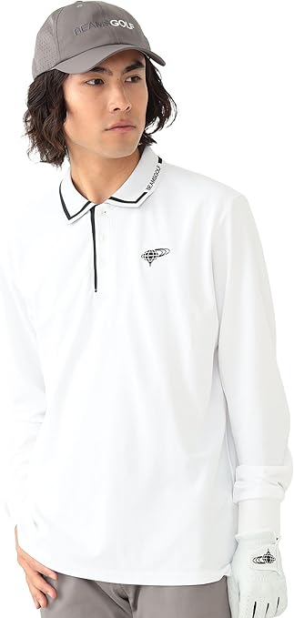 〈WOMEN〉 ORANGE LABEL / 襟ロゴ バイカラー ポロシャツ BEAMS GOLF｜<WOMEN> ORANGE LABEL / 襟ロゴ バイカラー