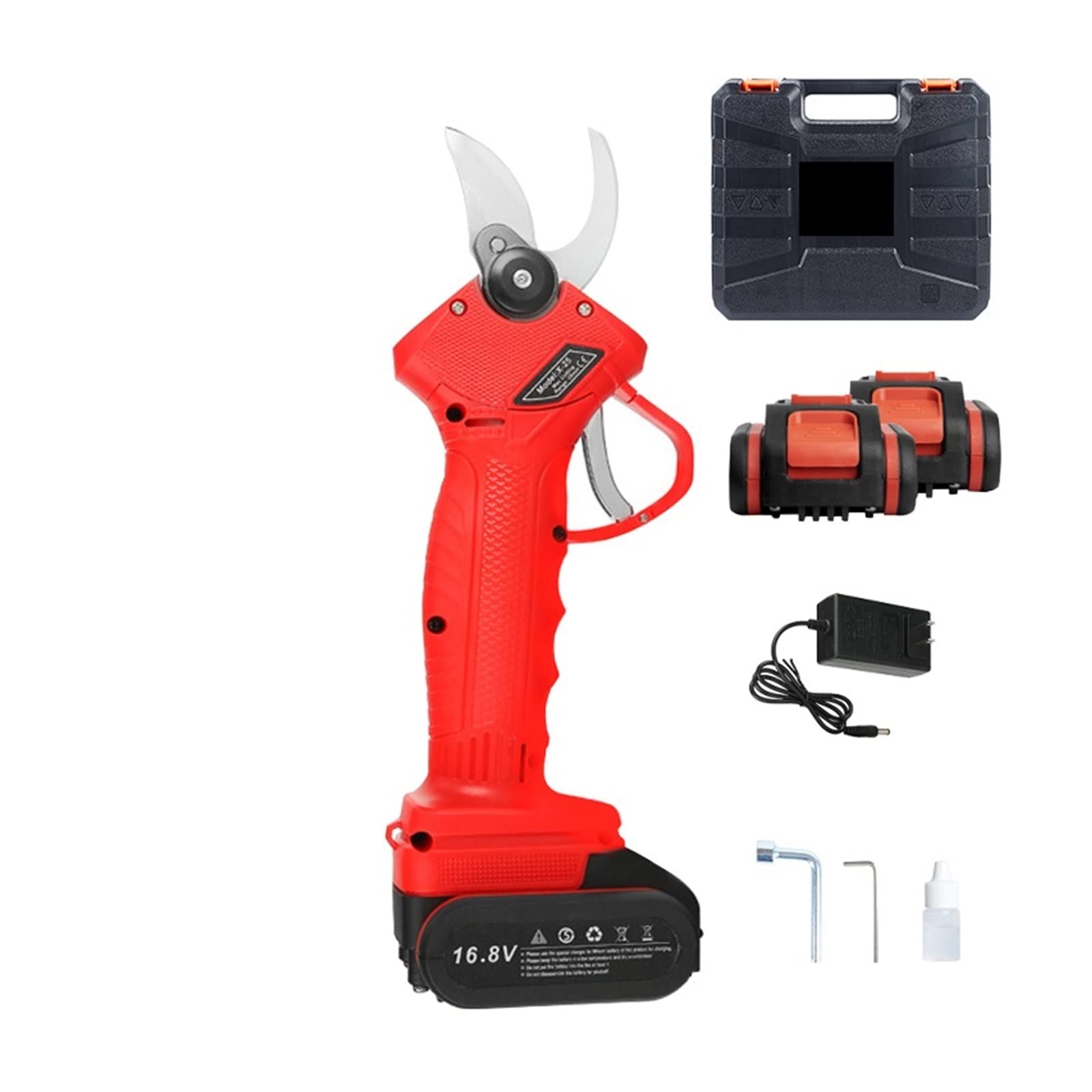 Sekatory Elektryczne X25 16.8V akumulatorowy sekator litowo-jonowy nożyce do przycinania wydajne drzewo owocowe Bonsai elektryczne gałęzie drzew Cutter Landscaping