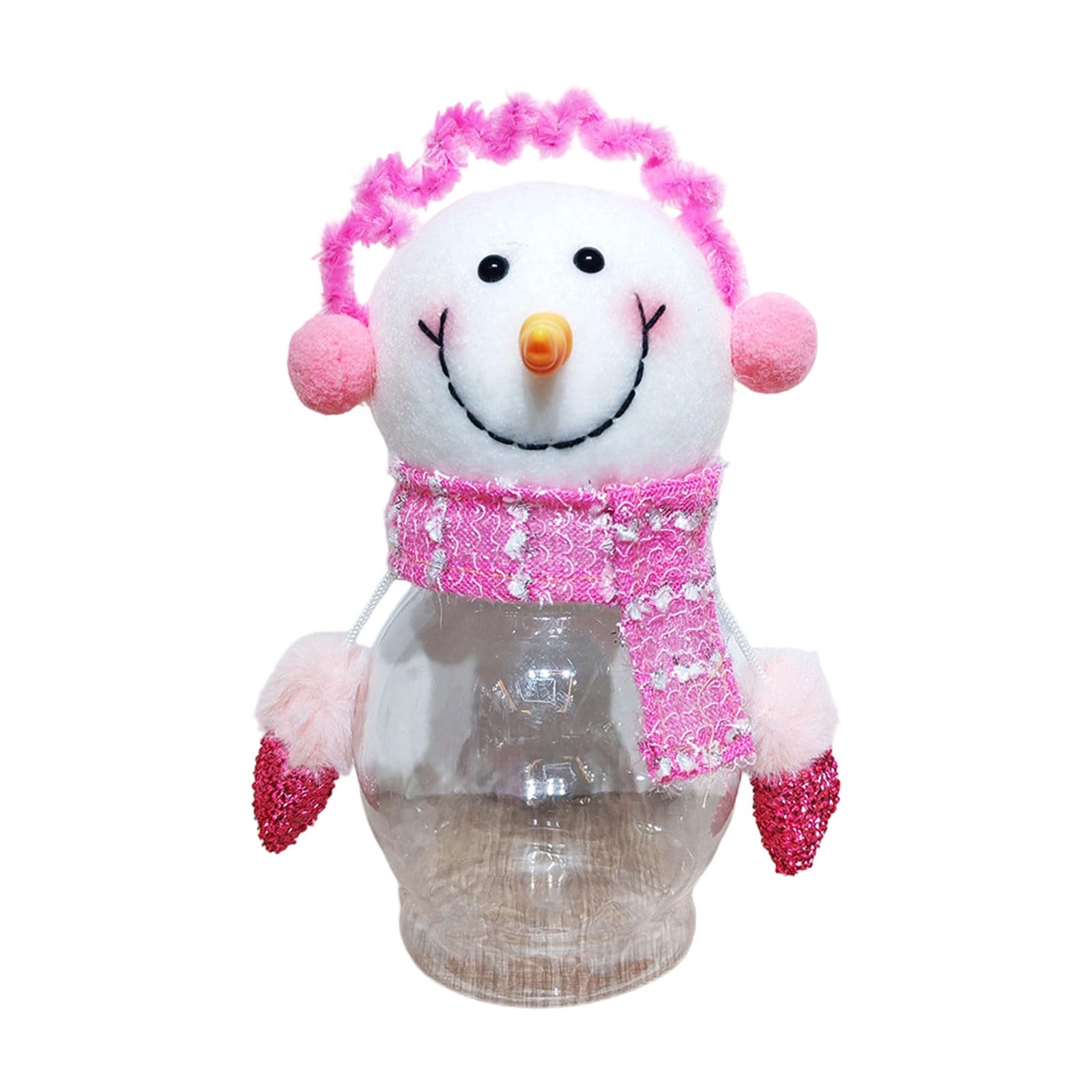 Elnwnnkc Shimmering Polyester Holiday Candy Jar for Family Celebration Classroom Activities Sturdy Efficient Decorative Solution Polyester Candy Container