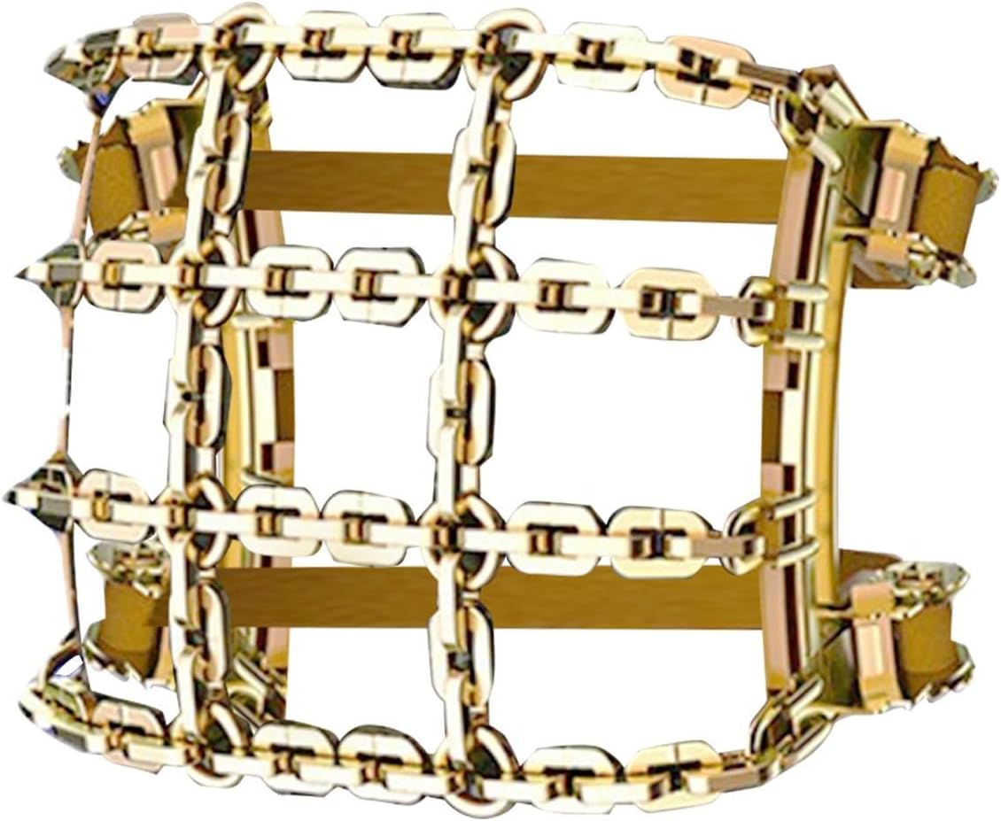 ATORSE Snow Chain Reusable Car Chain Snow and Ice for Suvs Pickups Trucks L Snow tire Chains/Ice tire Chains/Car tire Chains/Truck tire Chains/SUV tire Chains/Tire Chain tighteners