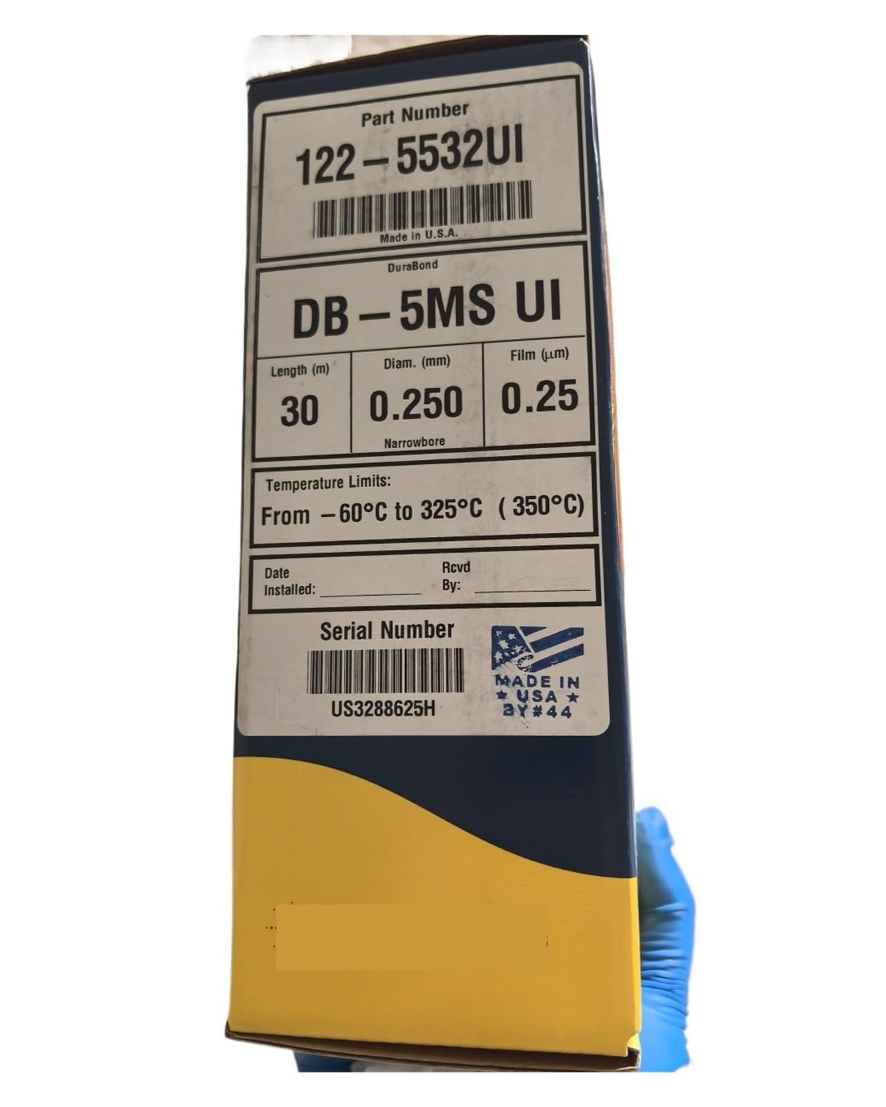 Colonna for cromatografia 122-5532UI for applicazioni chimiche