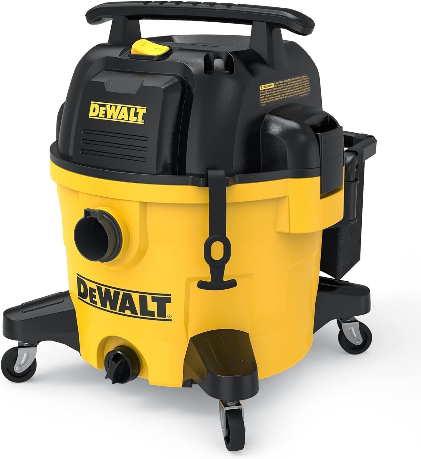 DEWALT 9 Gallon STEALTHSONIC Ultra Quiet Poly Shop Vacuum Wet/Dry, DXV09P-QTA Noise Reduction Vac for Shop, Heavy Duty Shop Vacuum