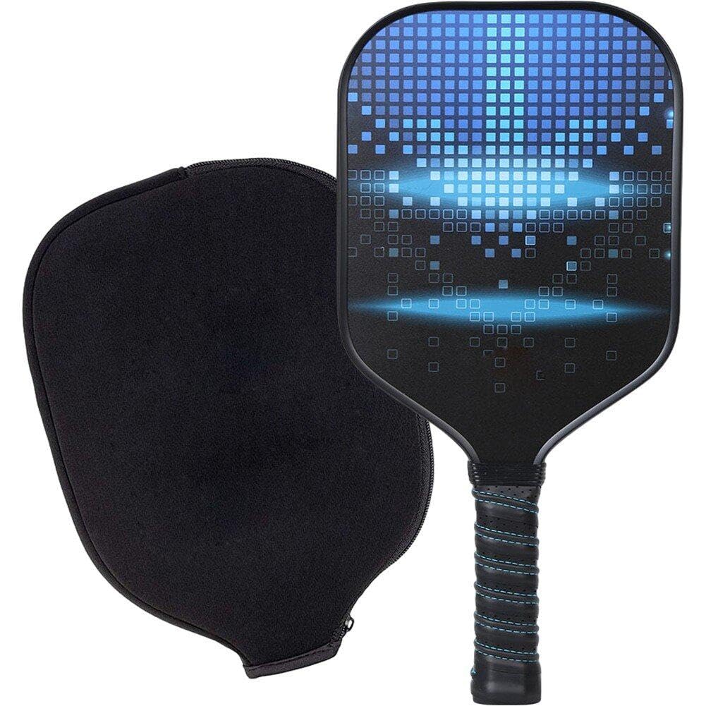 Raquette pickleball avec sac de transport et accessoires pour jeu extérieur et intérieur