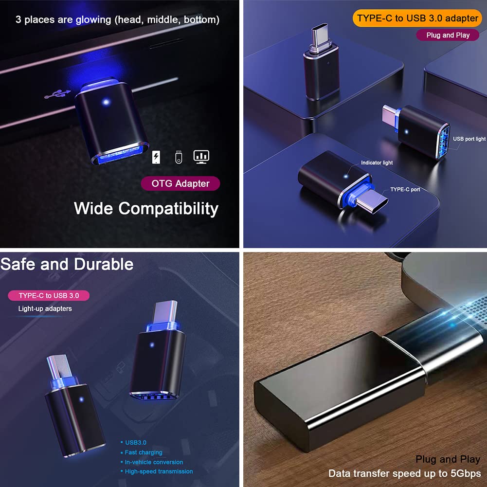 Adattatore USB C, adattatore da aschio USB C a feina USB 3.0