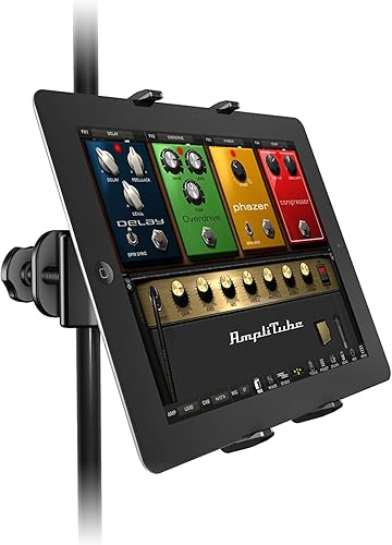 Miniatura 6 de IK Multimedia iKlip Xpand - Soporte para tablet para soporte de micrófono, se adapta a tabletas iPad y Android de entre 7 y 12.9 pulgadas con un