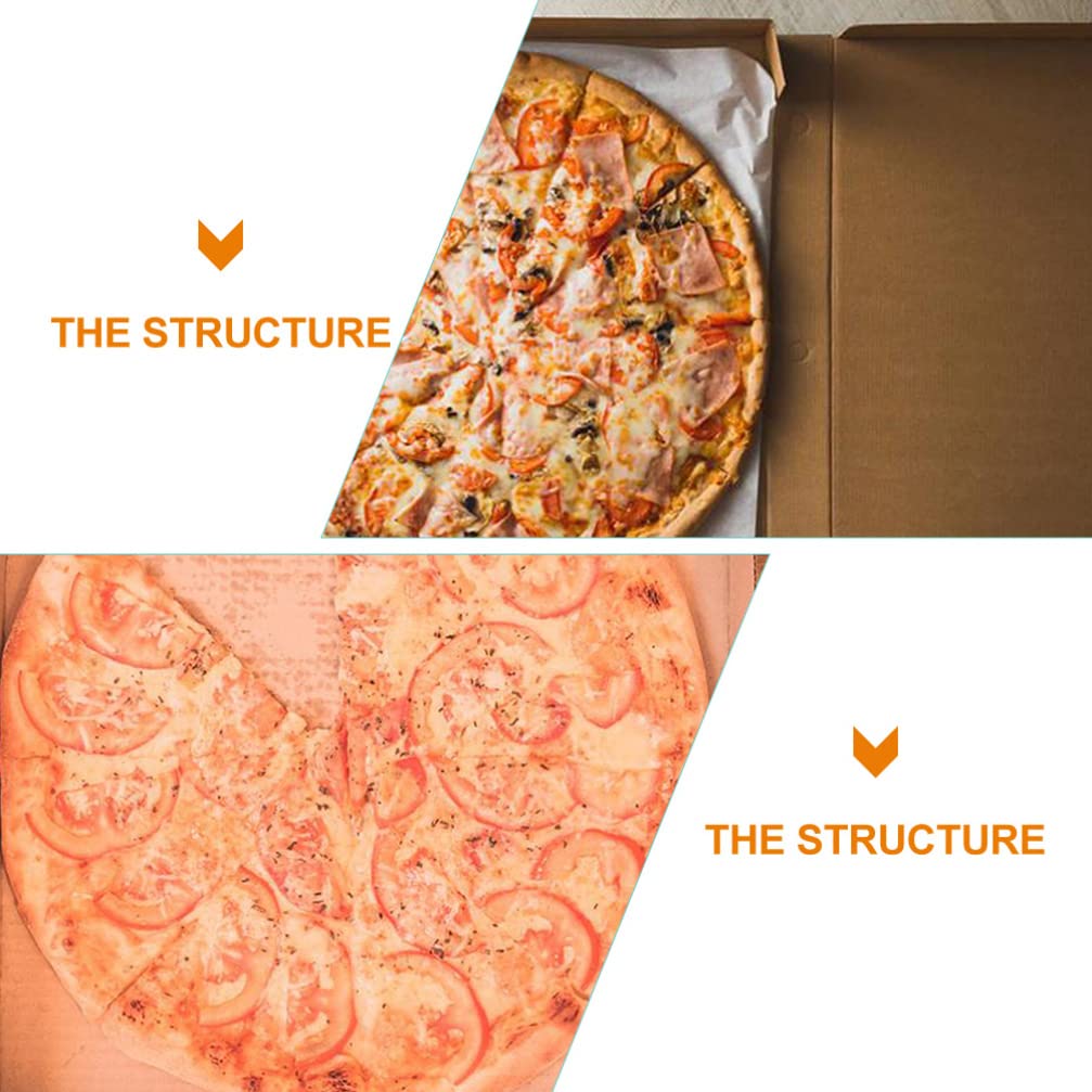 Cabilock 15 Scatole per Pizza da 8-9 Pollici di Spessore Scatole per Pizza in Cartone per Multifunzione per Feste