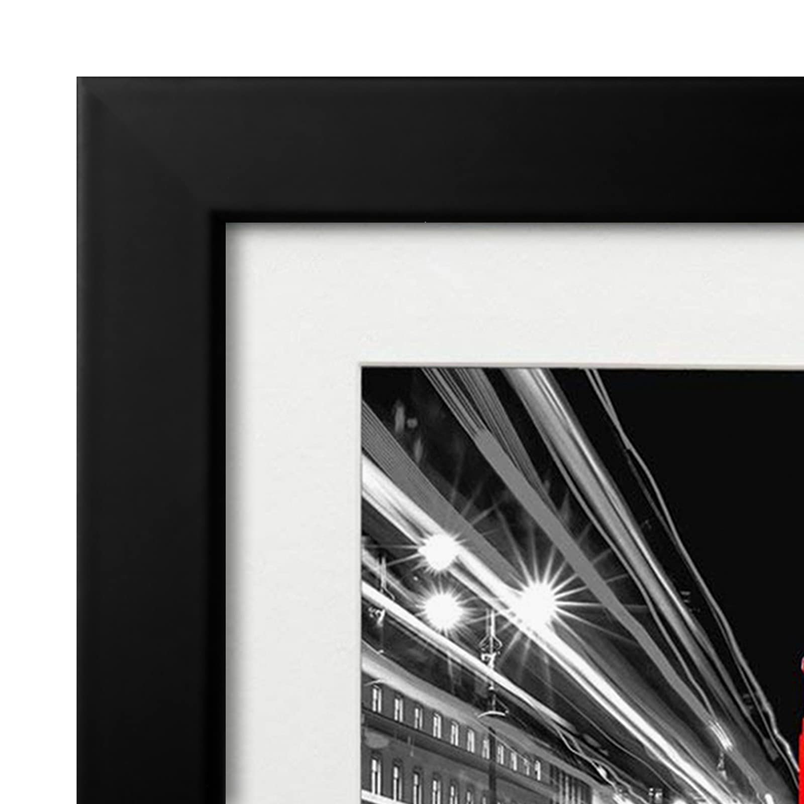 Americanflat 11x14 Black Picture Frame with ShatterResistant Glass