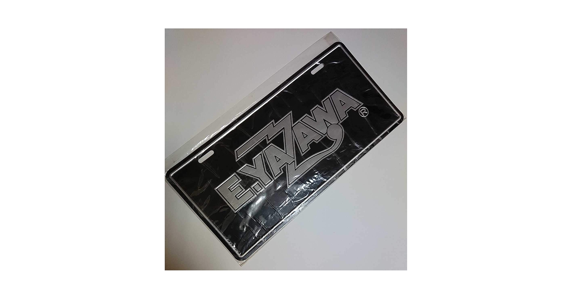 ブルースカイ　【新品未開封】矢沢永吉　ナンバープレート黒セット Amazon.co.jp: E.YAZAWA 矢沢永吉 ナンバープレート ロゴ